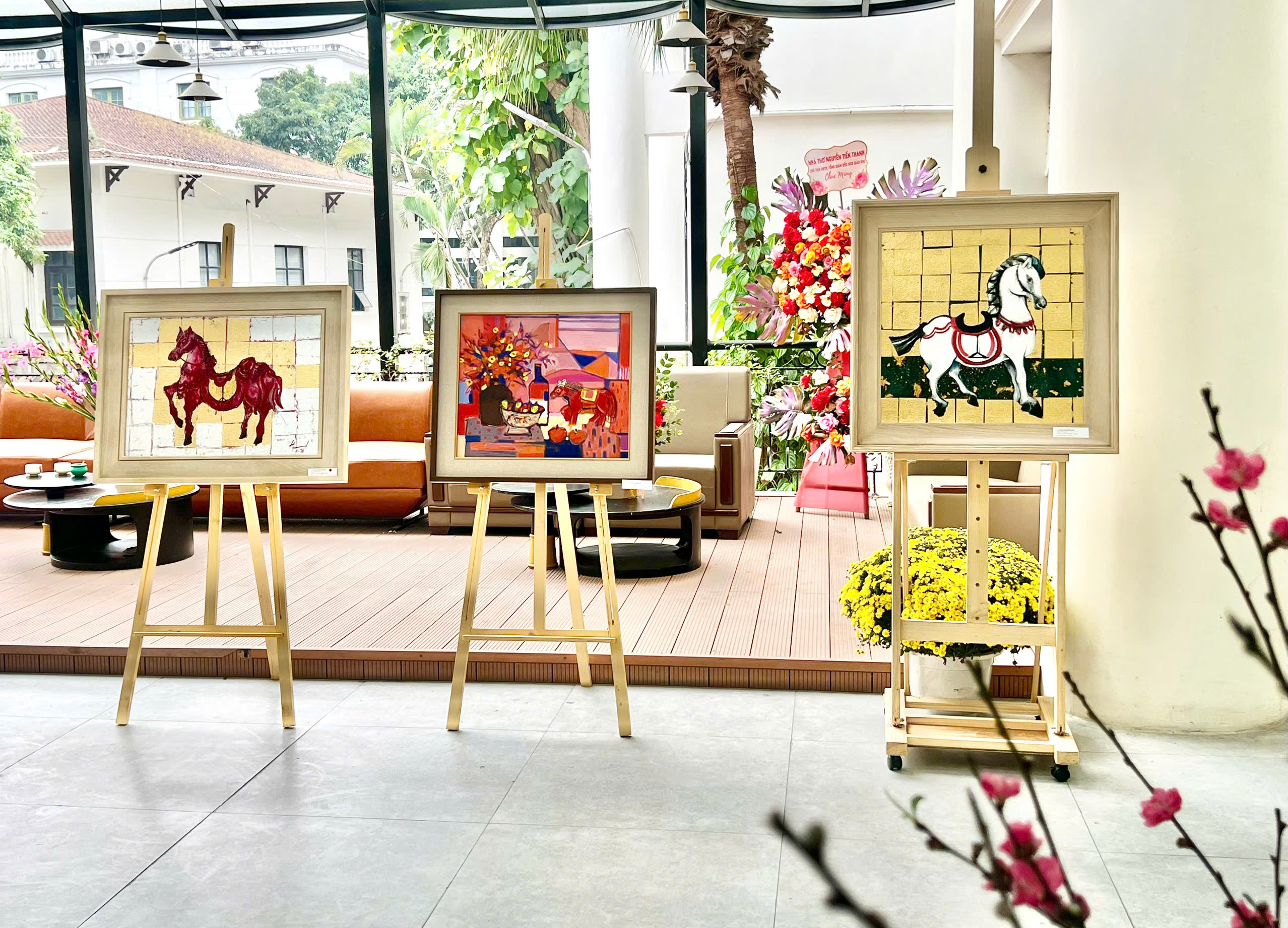 Khi hội họa "đ&aacute;nh thức" sắc Xu&acirc;n- Ảnh 4.