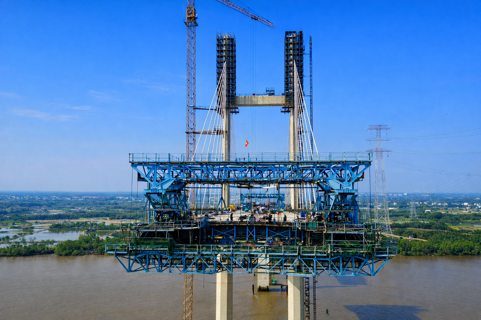 Cầu Phước Khánh tăng tốc thi công, hoàn thiện “mắt xích” cao tốc Bến Lức - Long Thành- Ảnh 10. Cầu Phước Khánh tăng tốc thi công, hoàn thiện “mắt xích” cao tốc Bến Lức - Long Thành- Ảnh 10.