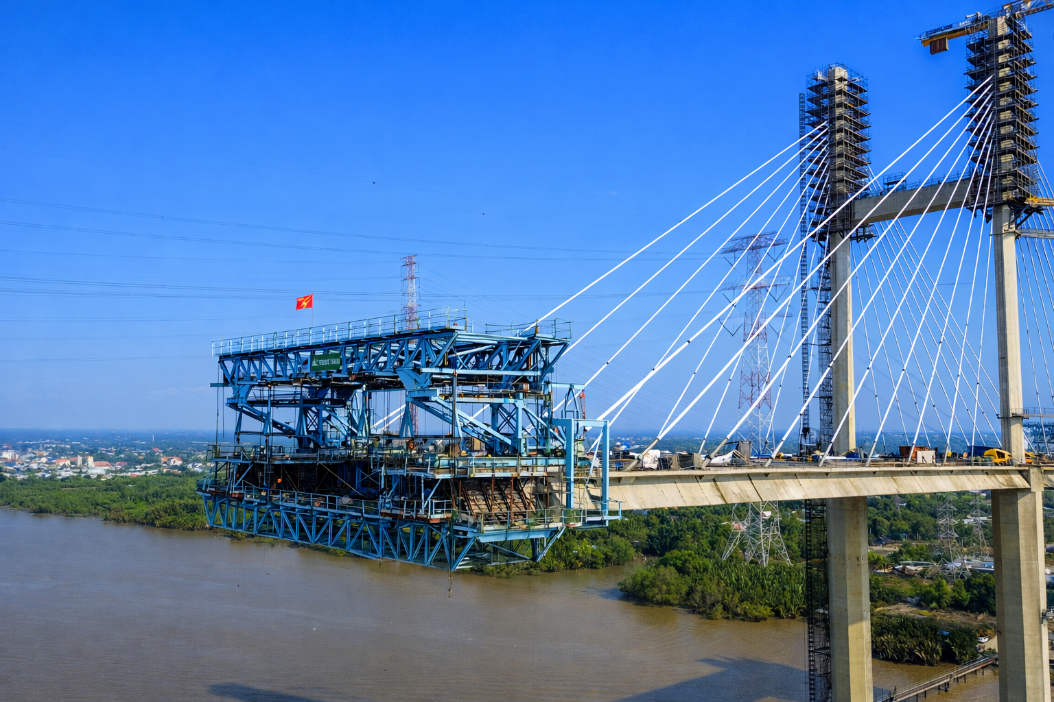 Cầu Phước Khánh tăng tốc thi công, hoàn thiện “mắt xích” cao tốc Bến Lức - Long Thành- Ảnh 12. Cầu Phước Khánh tăng tốc thi công, hoàn thiện “mắt xích” cao tốc Bến Lức - Long Thành- Ảnh 12.