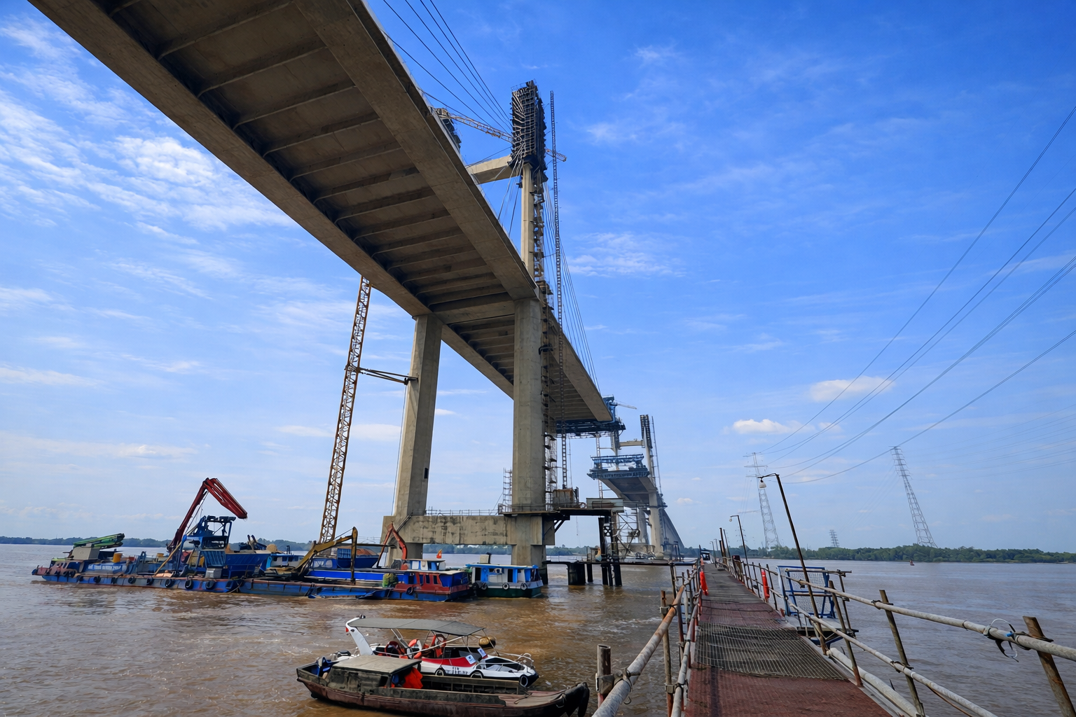 Cầu Phước Khánh tăng tốc thi công, hoàn thiện “mắt xích” cao tốc Bến Lức - Long Thành- Ảnh 13. Cầu Phước Khánh tăng tốc thi công, hoàn thiện “mắt xích” cao tốc Bến Lức - Long Thành- Ảnh 13.