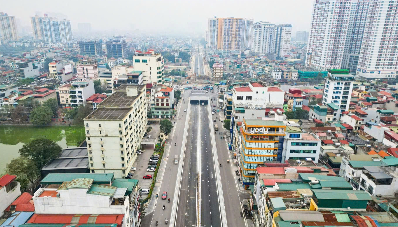 Hầm chui Kim Đồng, V&agrave;nh đai 2,5 đoạn Đầm Hồng - QL1A sẵn s&agrave;ng th&ocirc;ng xe- Ảnh 1.