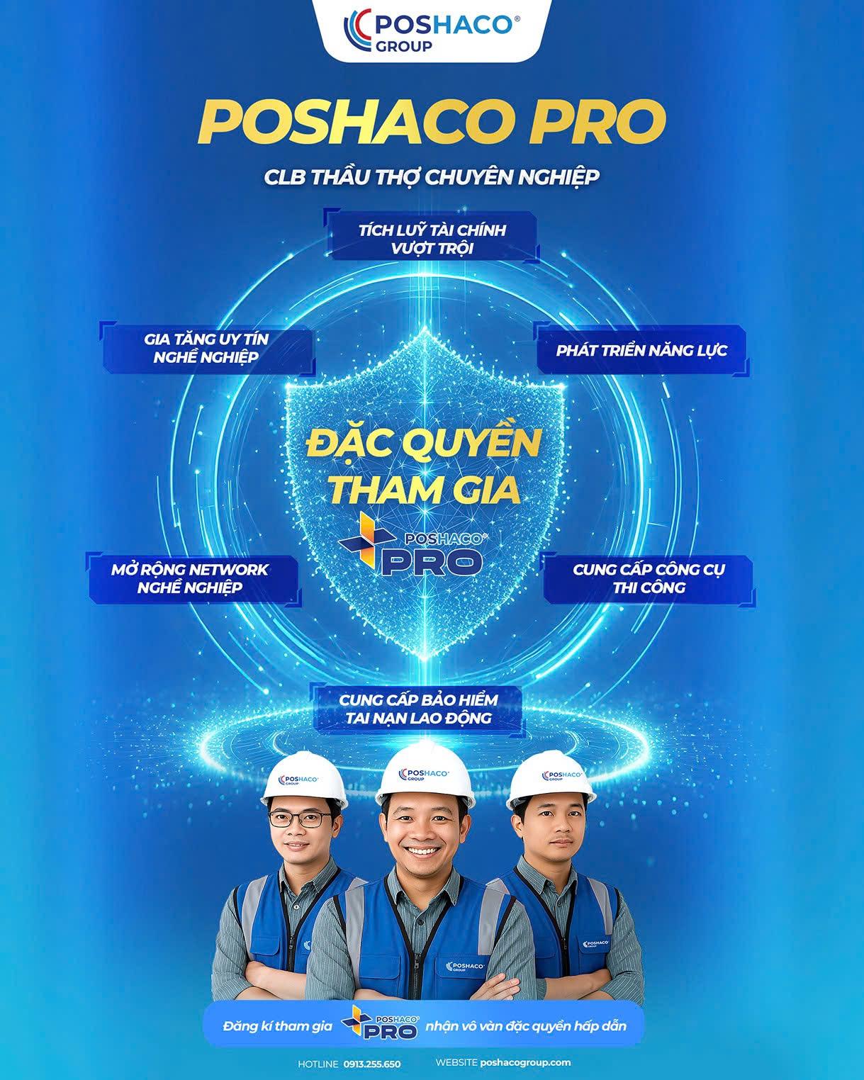 POSHACO PRO: Điểm tựa vững chắc cho cộng đồng thợ thi c&ocirc;ng t&ocirc;n th&eacute;p chuy&ecirc;n nghiệp- Ảnh 2.
