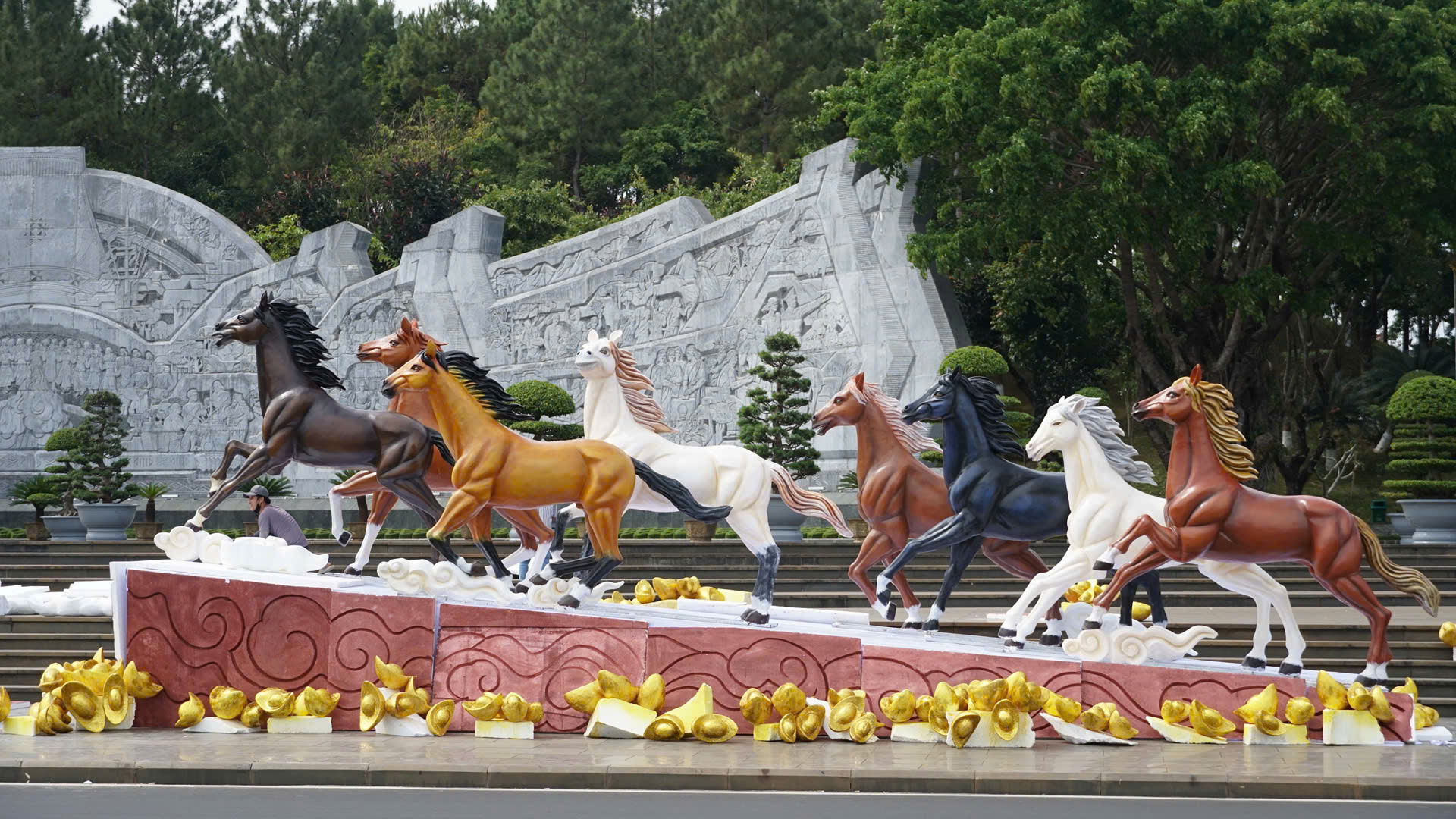 Ngắm linh vật b&aacute;t m&atilde; nay, nhớ về h&agrave;o kh&iacute; T&acirc;y Sơn tam kiệt năm xưa- Ảnh 13.