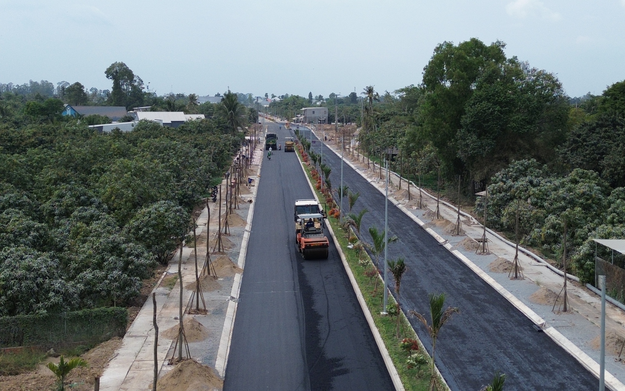 Đồng Th&aacute;p: Th&ocirc;ng xe đường Trần B&aacute; L&ecirc; trước tết Nguy&ecirc;n đ&aacute;n 2026