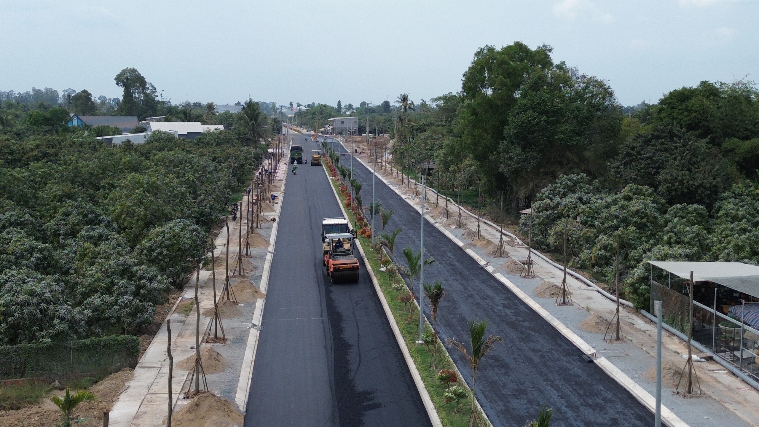 Đồng Th&aacute;p: Th&ocirc;ng xe đường Trần B&aacute; L&ecirc; trước tết Nguy&ecirc;n đ&aacute;n 2026- Ảnh 1.