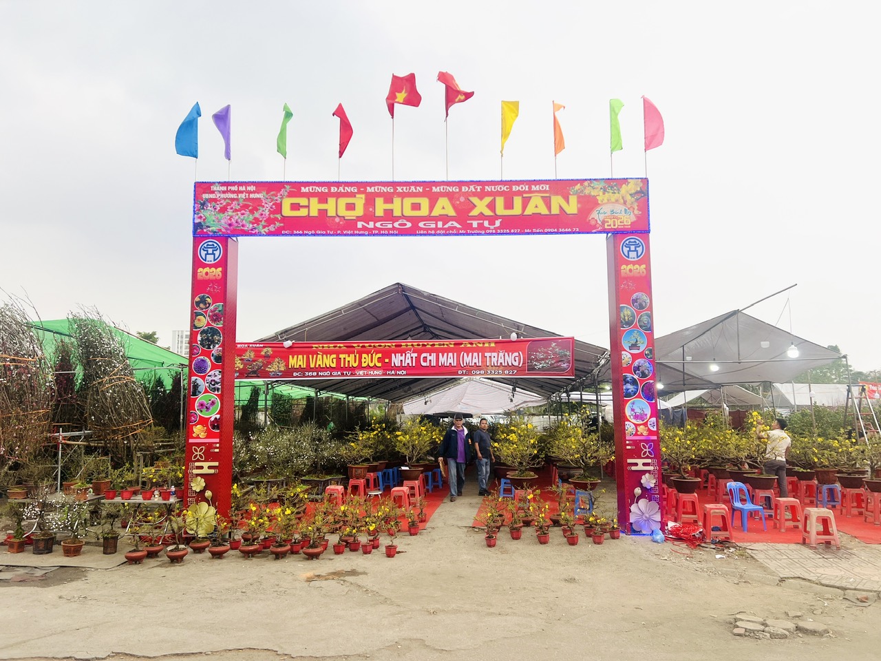 Vỉa h&egrave; H&agrave; Nội chật chội m&ugrave;a hoa Tết- Ảnh 18.