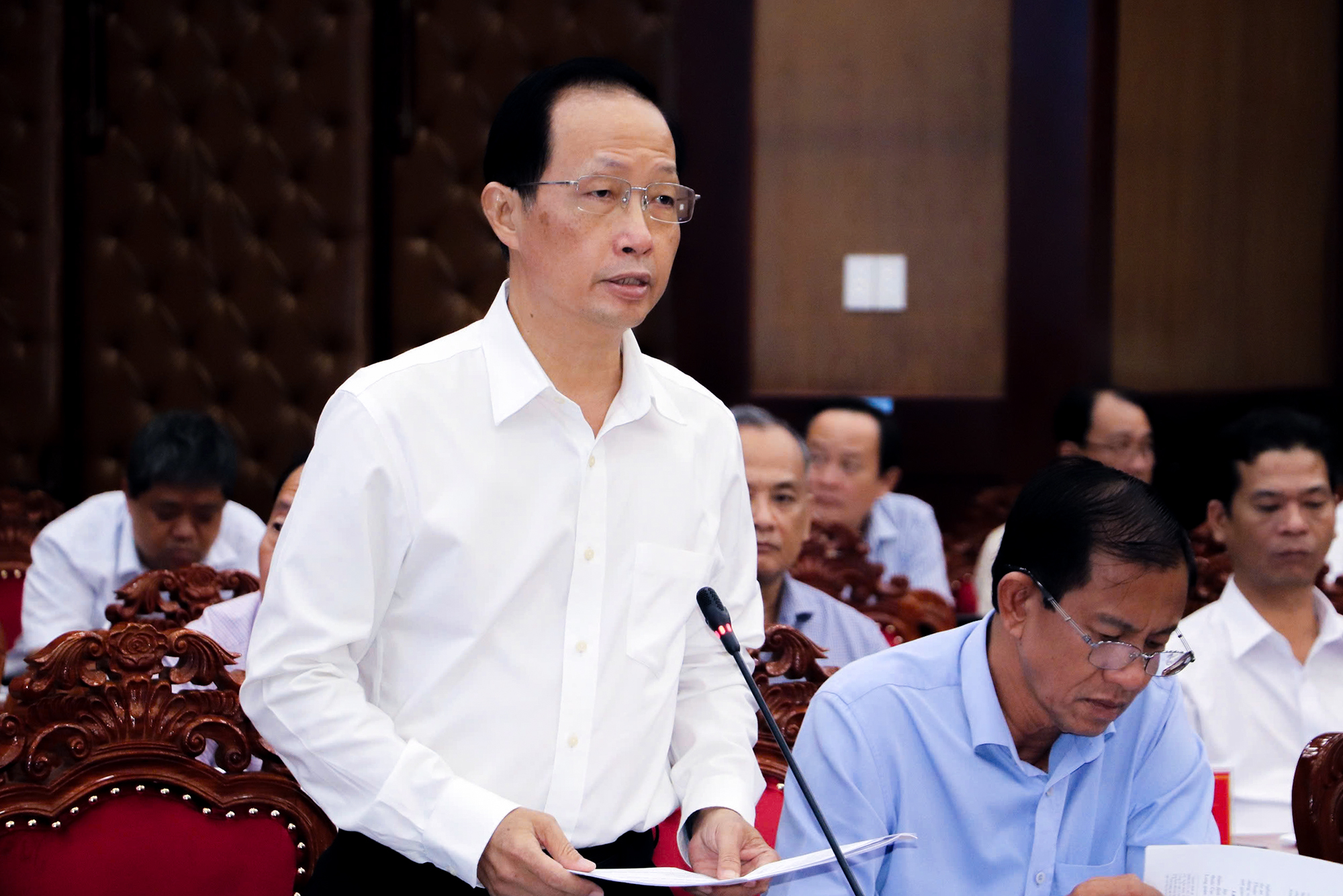 Bộ trưởng Trần Hồng Minh: Vĩnh Long phối hợp triển khai cao tốc, cầu ven biển- Ảnh 2.