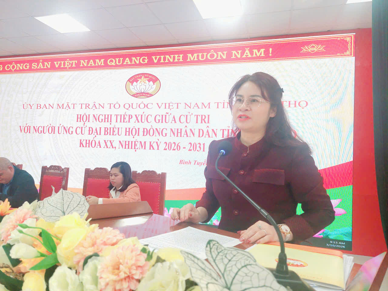 Ứng cử HĐND tỉnh Ph&uacute; Thọ nhiệm kỳ mới: B&agrave; Trần Thị Thanh T&acirc;m cam kết h&agrave;nh động v&igrave; cử tri- Ảnh 2.