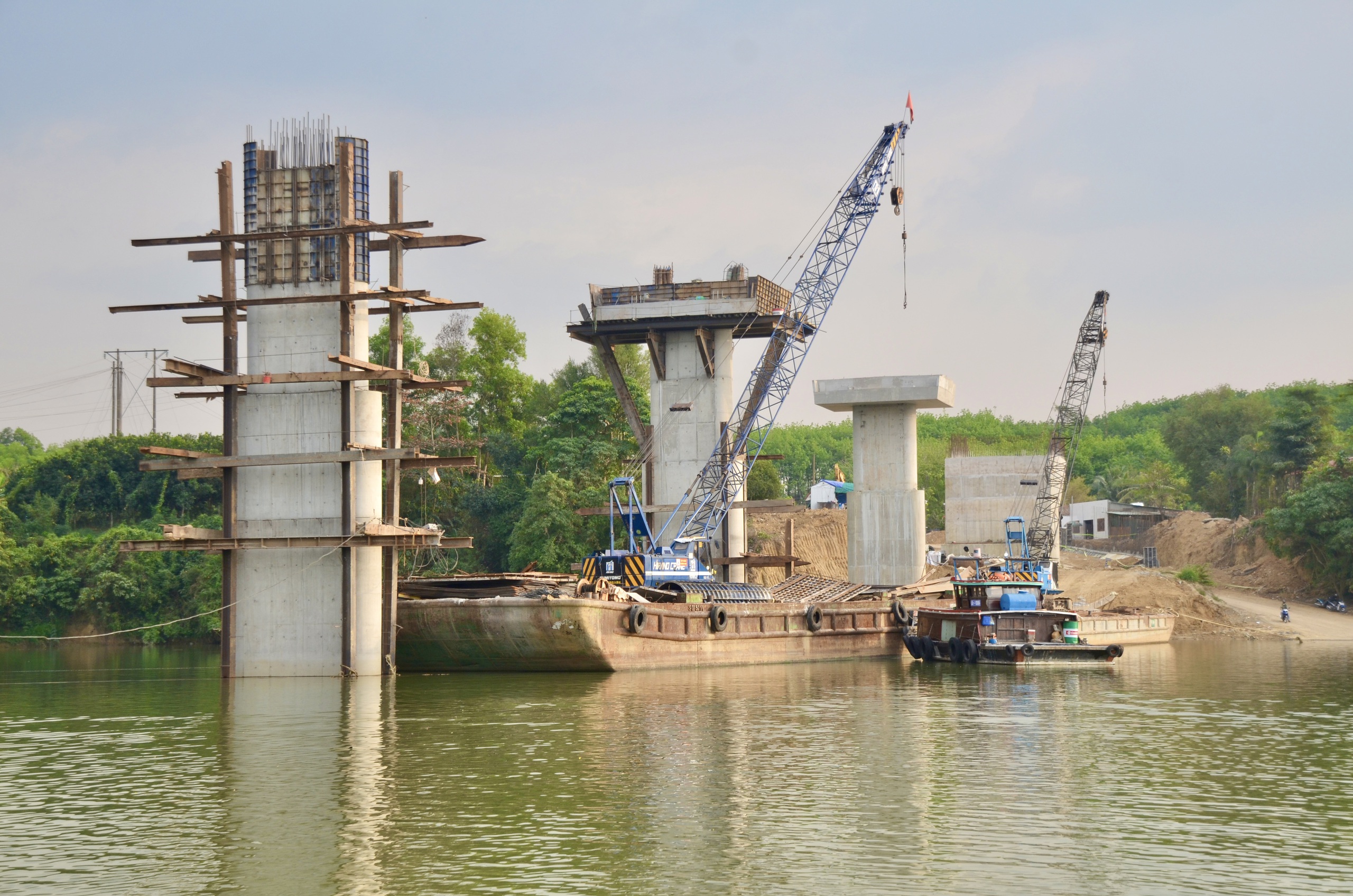 Đồng Nai: Tăng tốc thi c&ocirc;ng, phấn đấu hợp long, th&ocirc;ng xe kỹ thuật cầu Hiếu Li&ecirc;m dịp 30/4- Ảnh 6.