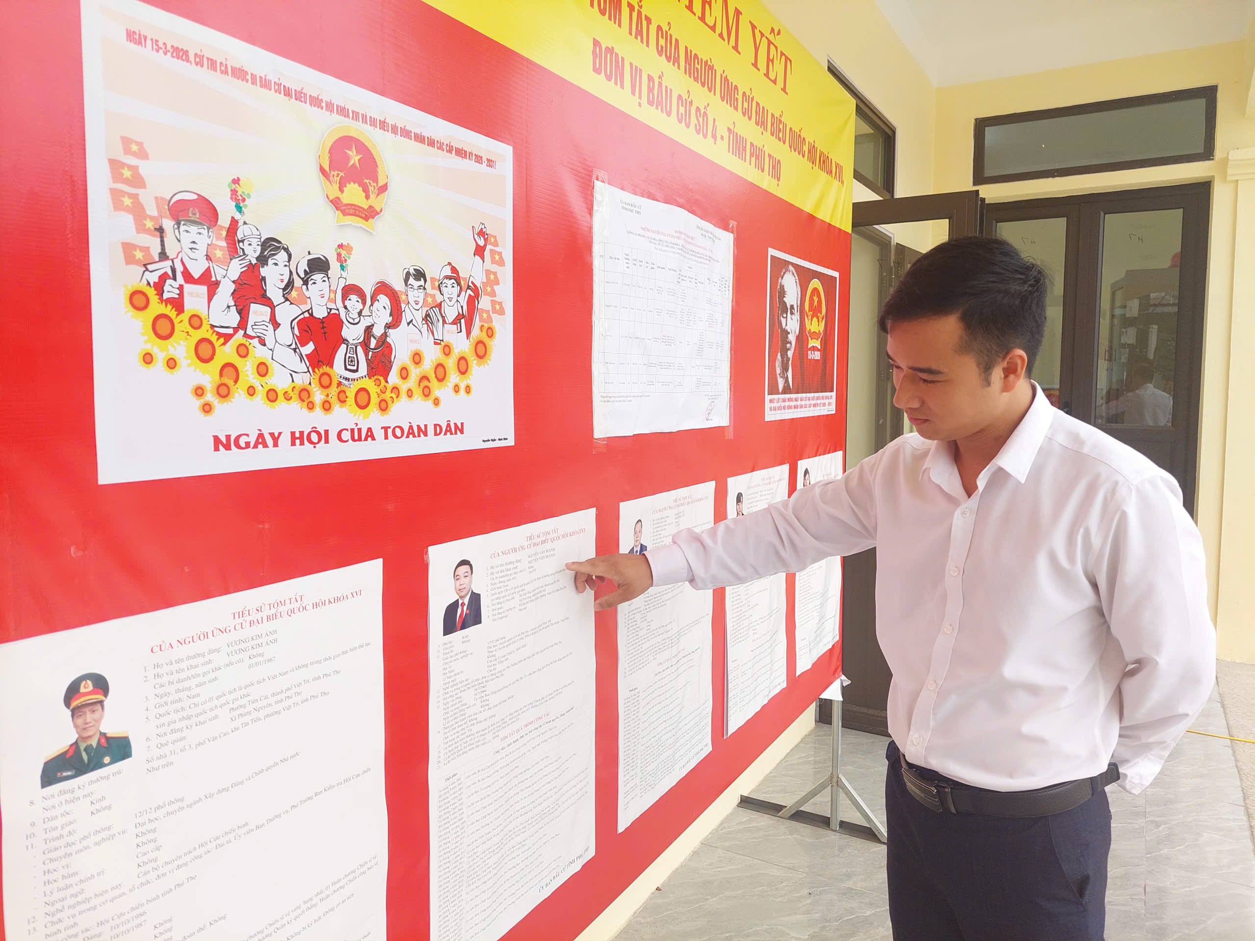 Cử tri Ph&uacute; Thọ đặt trọn niềm tin v&agrave;o mỗi l&aacute; phiếu bầu cử- Ảnh 2.