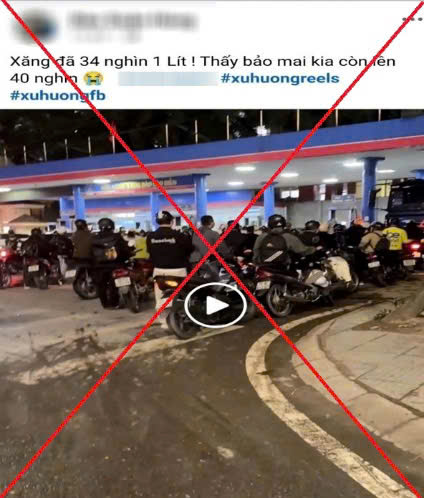 Th&ocirc;ng tin sai sự thật tăng gi&aacute; xăng, một c&aacute; nh&acirc;n bị phạt 7,5 triệu đồng- Ảnh 2.