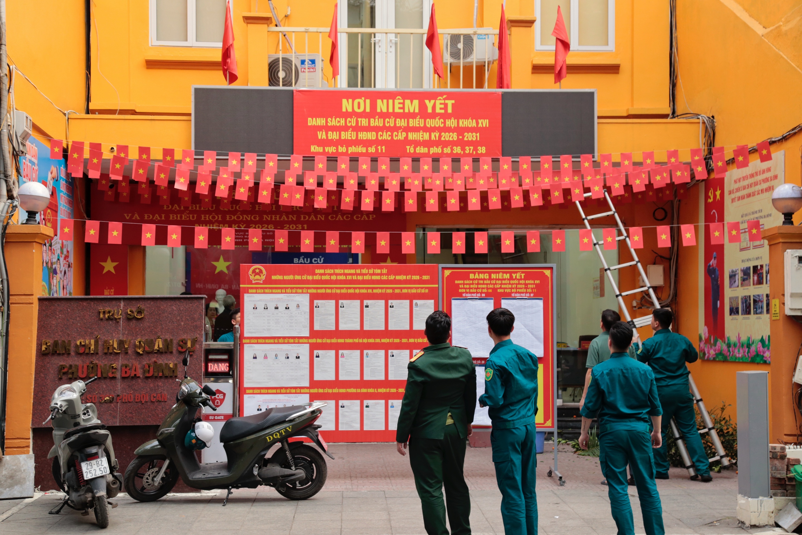 H&agrave; Nội rực rỡ sắc m&agrave;u, sẵn s&agrave;ng cho &ldquo;Ng&agrave;y hội của to&agrave;n d&acirc;n&rdquo;- Ảnh 15.