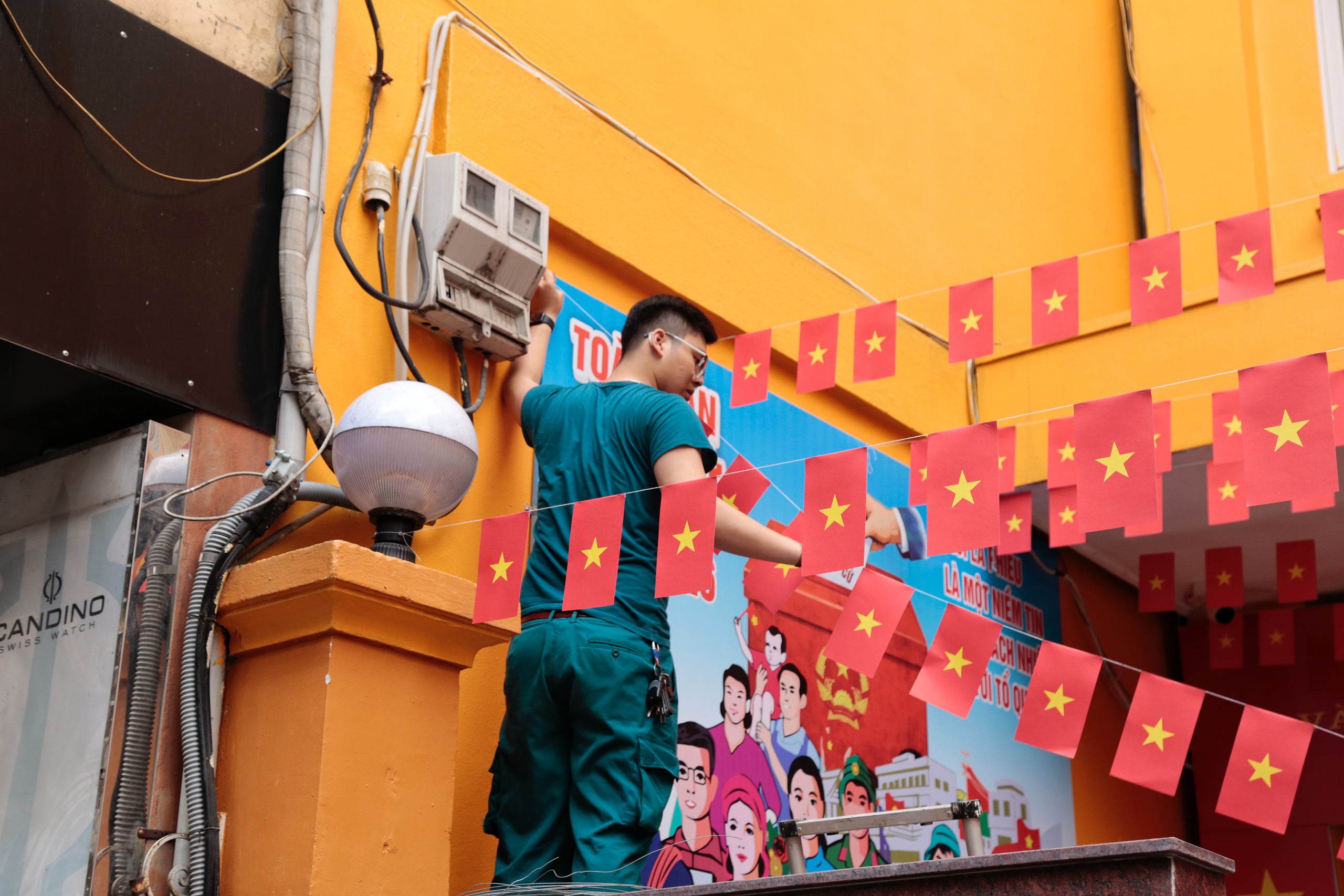 H&agrave; Nội rực rỡ sắc m&agrave;u, sẵn s&agrave;ng cho &ldquo;Ng&agrave;y hội của to&agrave;n d&acirc;n&rdquo;- Ảnh 17.