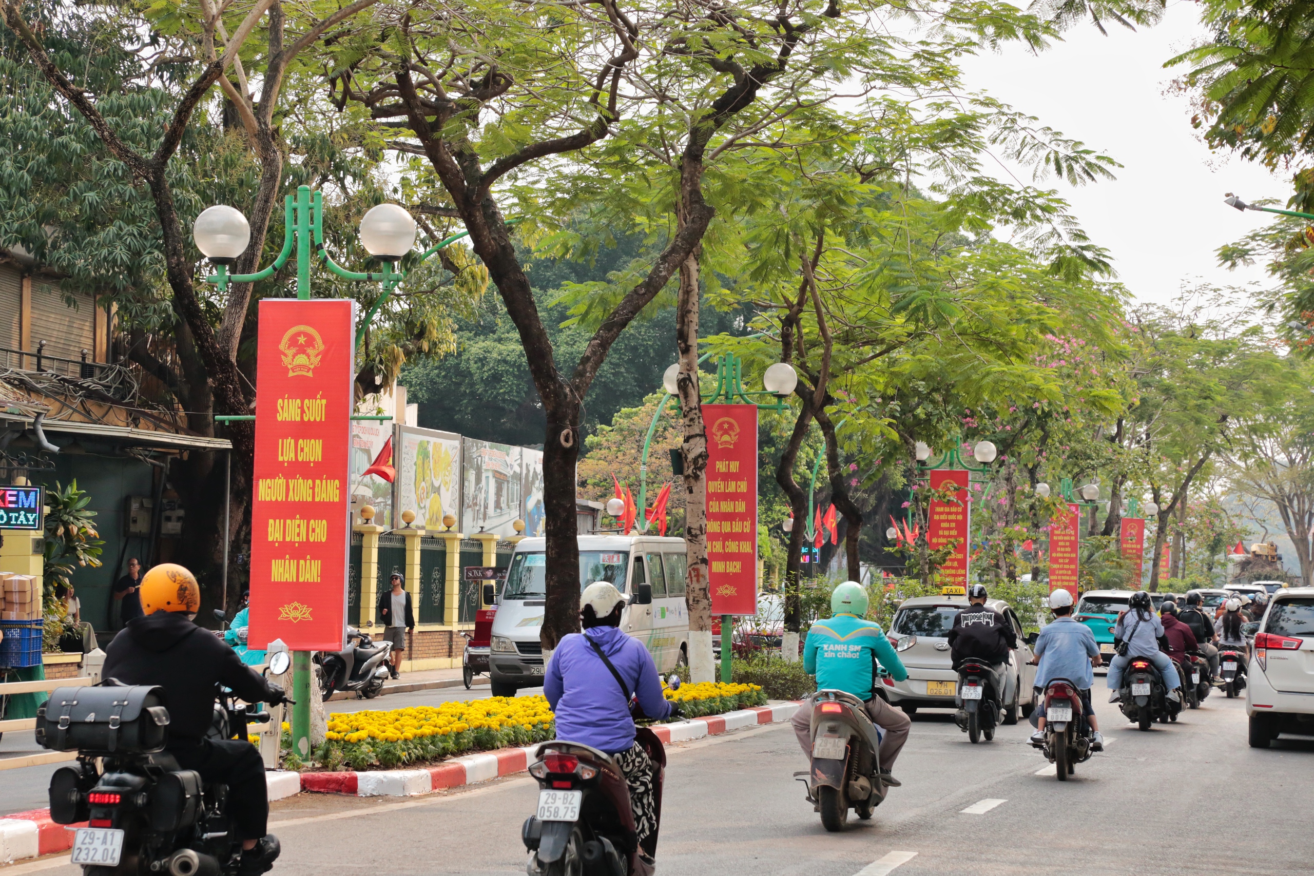 H&agrave; Nội rực rỡ sắc m&agrave;u, sẵn s&agrave;ng cho &ldquo;Ng&agrave;y hội của to&agrave;n d&acirc;n&rdquo;- Ảnh 6.