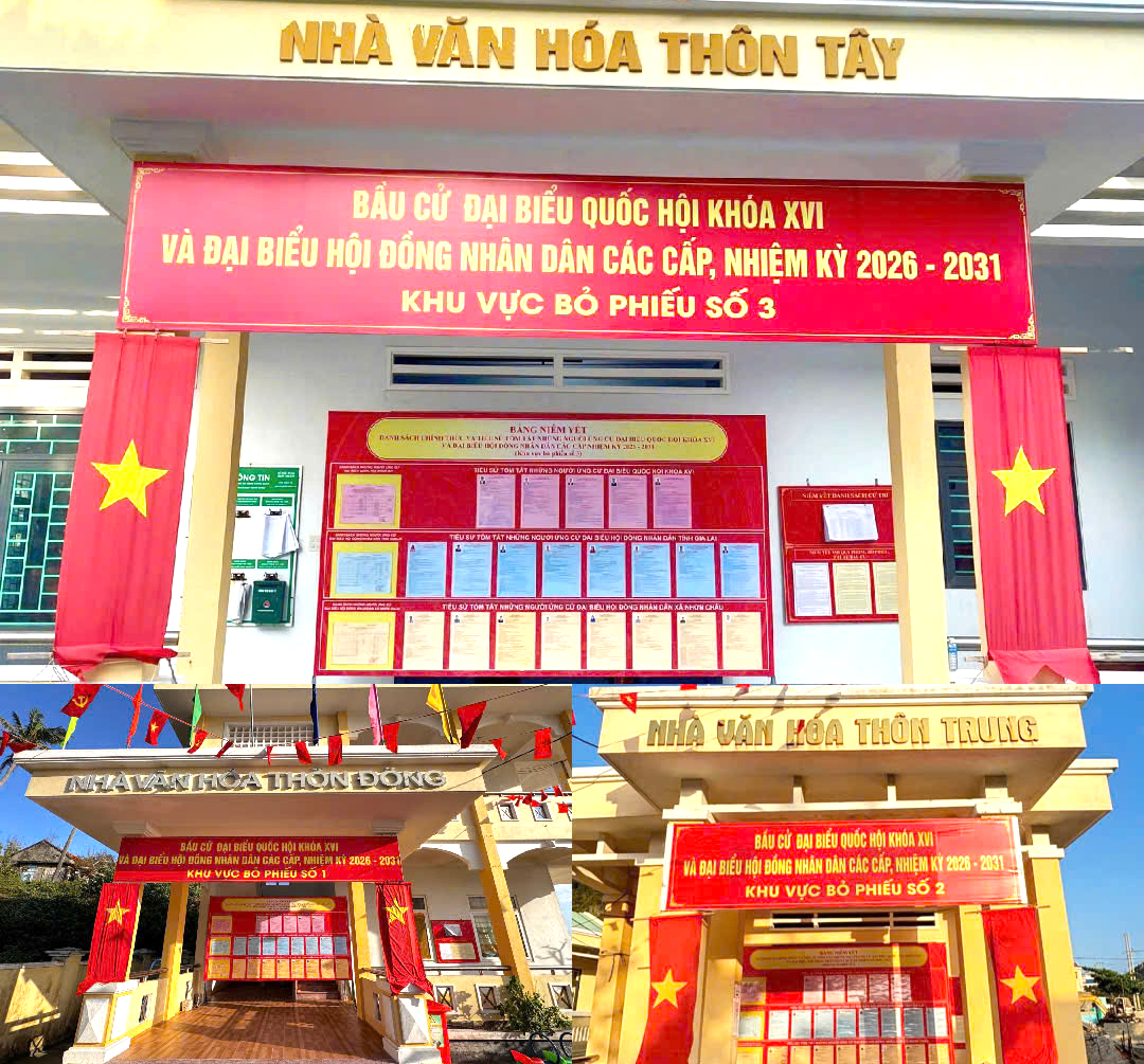 Gia Lai: Rộn r&agrave;ng sắc đỏ cờ hoa, h&aacute;o hức chờ ng&agrave;y bầu cử nơi đảo xa- Ảnh 3.