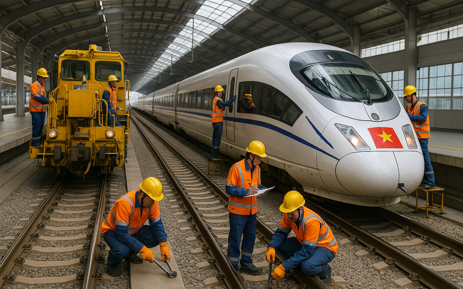 Hai dự án đường sắt trọng điểm đồng loạt tăng tốc, nhiều mốc quan trọng được thiết lập- Ảnh 2. Cần hơn 2.400 nhân lực vận hành tuyến đường sắt Lào Cai - Hà Nội - Hải Phòng