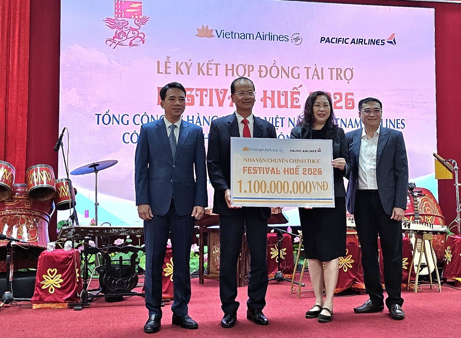 Vietnam Airlines v&agrave; Pacific Airlines đồng h&agrave;nh c&ugrave;ng Festival Huế 2026- Ảnh 2.