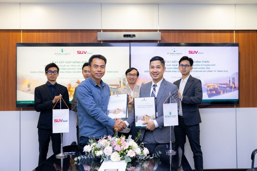 Cụm công nghiệp Stavian Hưng Yên ký hợp đồng thuê đất và bàn giao mặt bằng cho nhà đầu tư- Ảnh 2. Cụm công nghiệp Stavian Hưng Yên ký hợp đồng thuê đất và bàn giao mặt bằng cho nhà đầu tư- Ảnh 2.