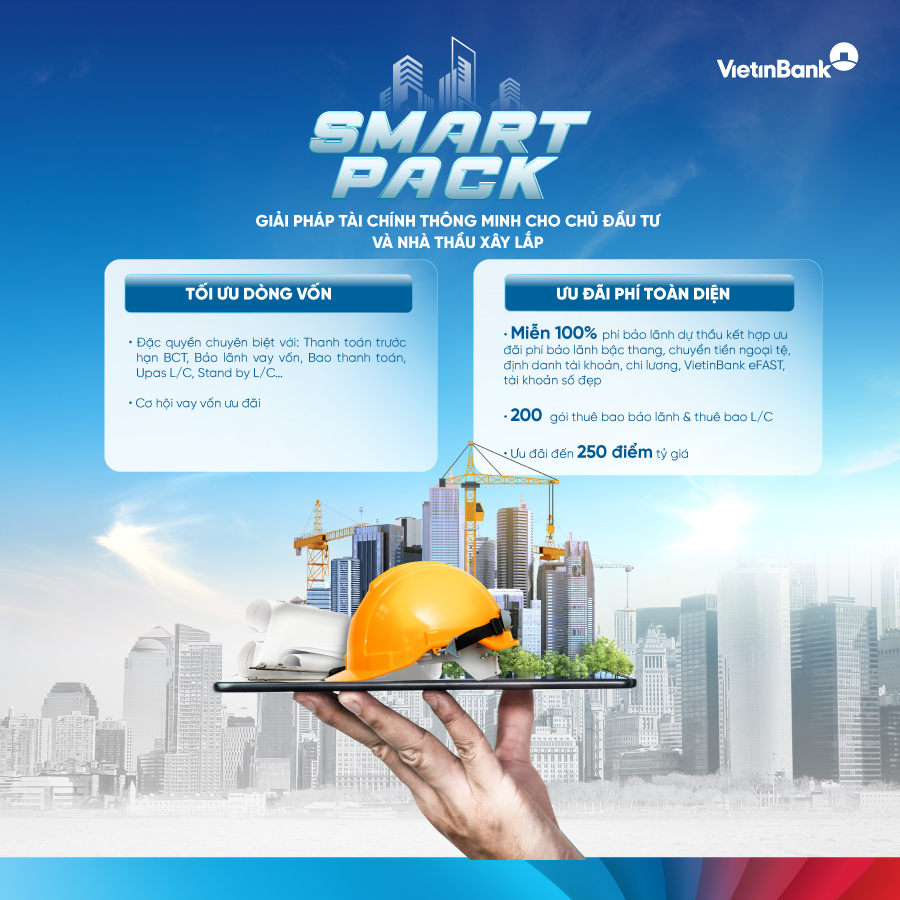 SMART PACK: Giải ph&aacute;p t&agrave;i ch&iacute;nh to&agrave;n diện gi&uacute;p chủ đầu tư v&agrave; nh&agrave; thầu tăng tốc dự &aacute;n- Ảnh 1.