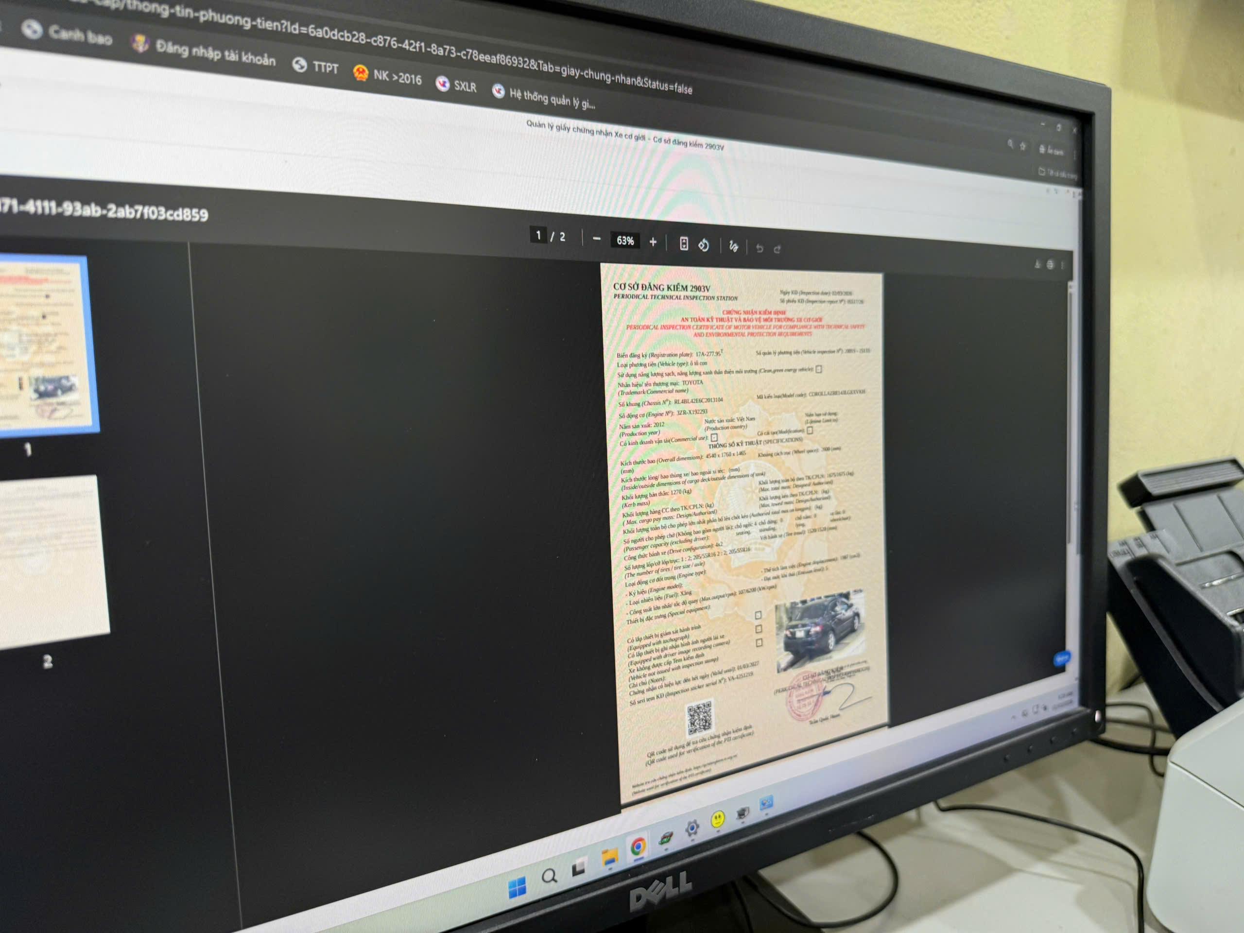 Khẩn trương khắc phục lỗi, đẩy nhanh cấp giấy chứng nhận kiểm định điện tử cho người d&acirc;n- Ảnh 1.