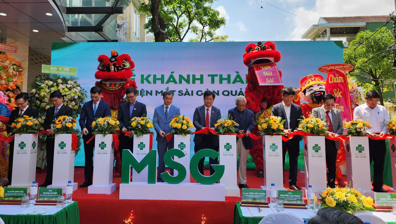 Bệnh viện chuyên về nhãn khoa đầu tiên ở Quảng Ngãi đi vào hoạt động- Ảnh 1.