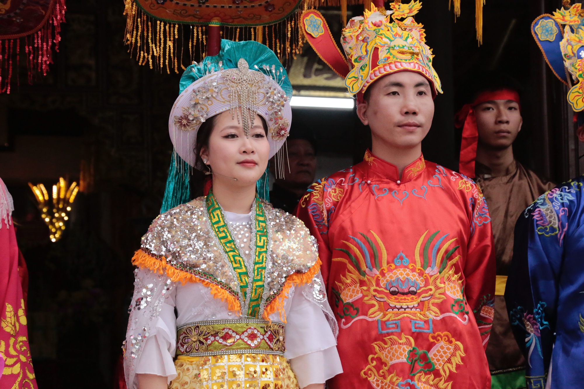 Độc đ&aacute;o lễ hội k&eacute;n rể Đường Y&ecirc;n ở H&agrave; Nội- Ảnh 14.