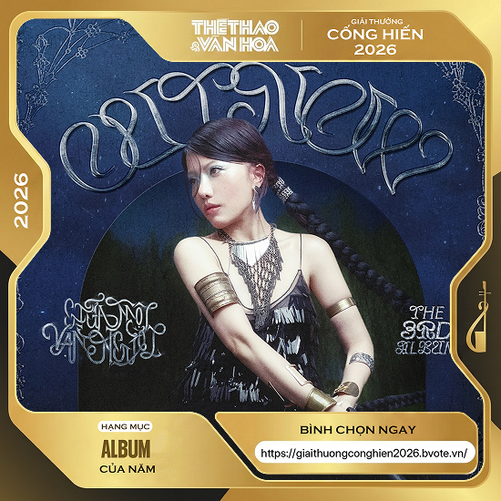 Hòa Minzy, CongB nhận tấm vé vào thẳng Top 5 đề cử Giải Âm nhạc Cống hiến 2026- Ảnh 2. Hòa Minzy, CongB nhận tấm vé vào thẳng Top 5 đề cử Giải Âm nhạc Cống hiến 2026- Ảnh 2.