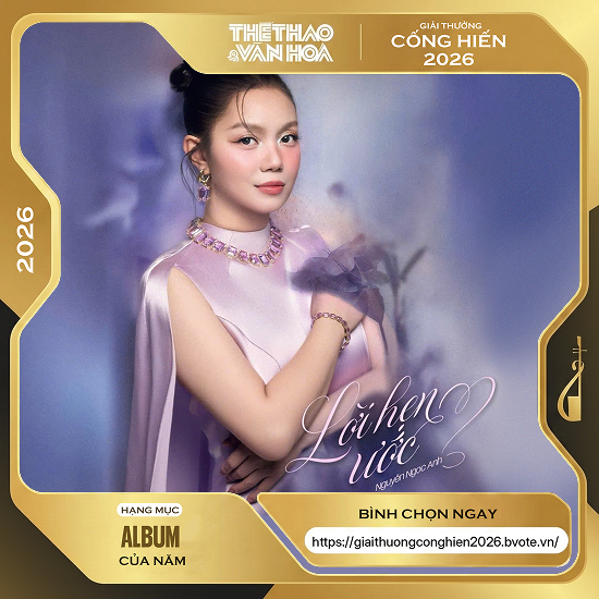 Hòa Minzy, CongB nhận tấm vé vào thẳng Top 5 đề cử Giải Âm nhạc Cống hiến 2026- Ảnh 3. Hòa Minzy, CongB nhận tấm vé vào thẳng Top 5 đề cử Giải Âm nhạc Cống hiến 2026- Ảnh 3.