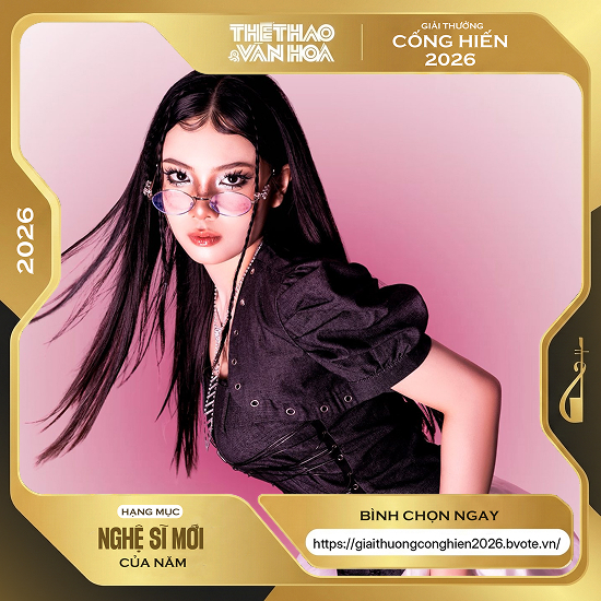 Hòa Minzy, CongB nhận tấm vé vào thẳng Top 5 đề cử Giải Âm nhạc Cống hiến 2026- Ảnh 14. Hòa Minzy, CongB nhận tấm vé vào thẳng Top 5 đề cử Giải Âm nhạc Cống hiến 2026- Ảnh 14.