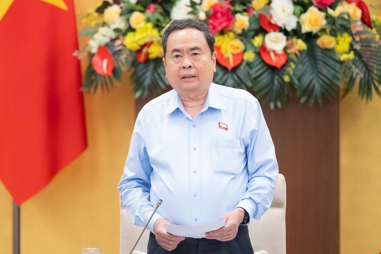 Hội đồng Bầu cử Quốc gia xem x&eacute;t Nghị quyết c&ocirc;ng bố kết quả bầu cử ĐBQH kh&oacute;a XVI- Ảnh 1.