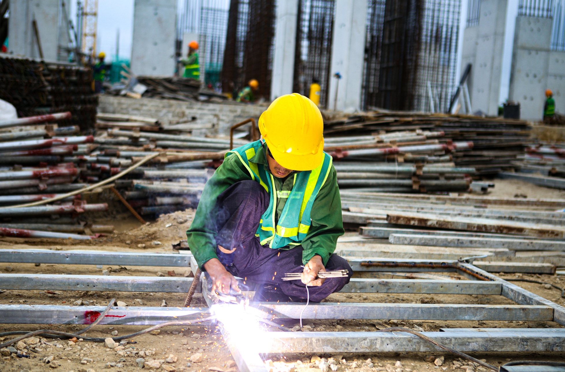 Chạy đua tiến độ trên công trường dự án nhà ở xã hội gần 700 tỷ đồng ở Hưng Yên- Ảnh 14. Chạy đua tiến độ trên công trường dự án nhà ở xã hội gần 700 tỷ đồng ở Hưng Yên- Ảnh 14.