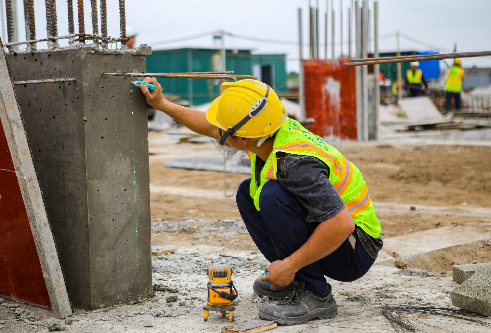 Chạy đua tiến độ trên công trường dự án nhà ở xã hội gần 700 tỷ đồng ở Hưng Yên- Ảnh 17. Chạy đua tiến độ trên công trường dự án nhà ở xã hội gần 700 tỷ đồng ở Hưng Yên- Ảnh 17.