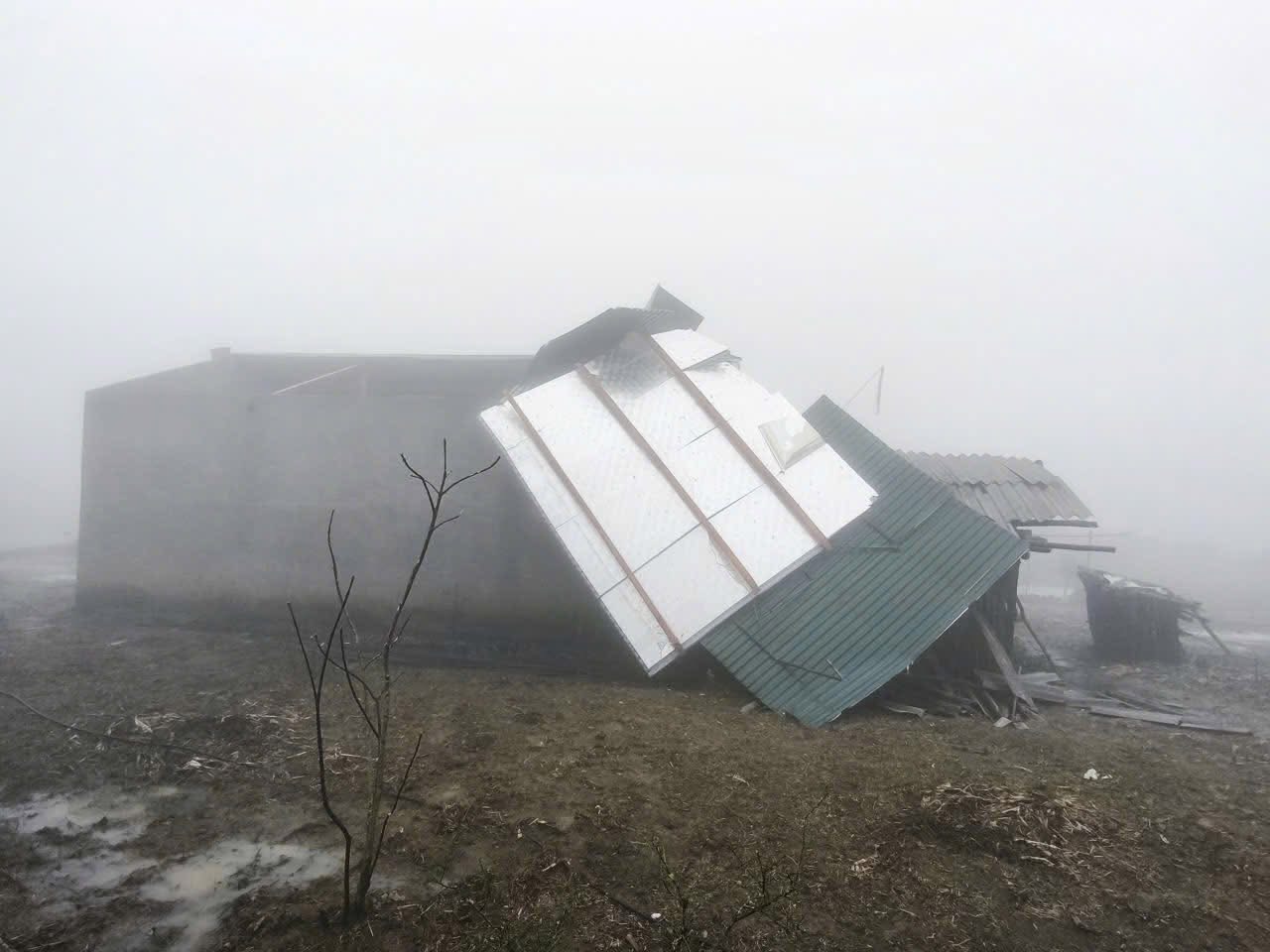 Mưa đá trong đêm gây thiệt hại tại nhiều xã vùng cao Tuyên Quang- Ảnh 4. Mưa đá trong đêm gây thiệt hại tại nhiều xã vùng cao Tuyên Quang- Ảnh 4.