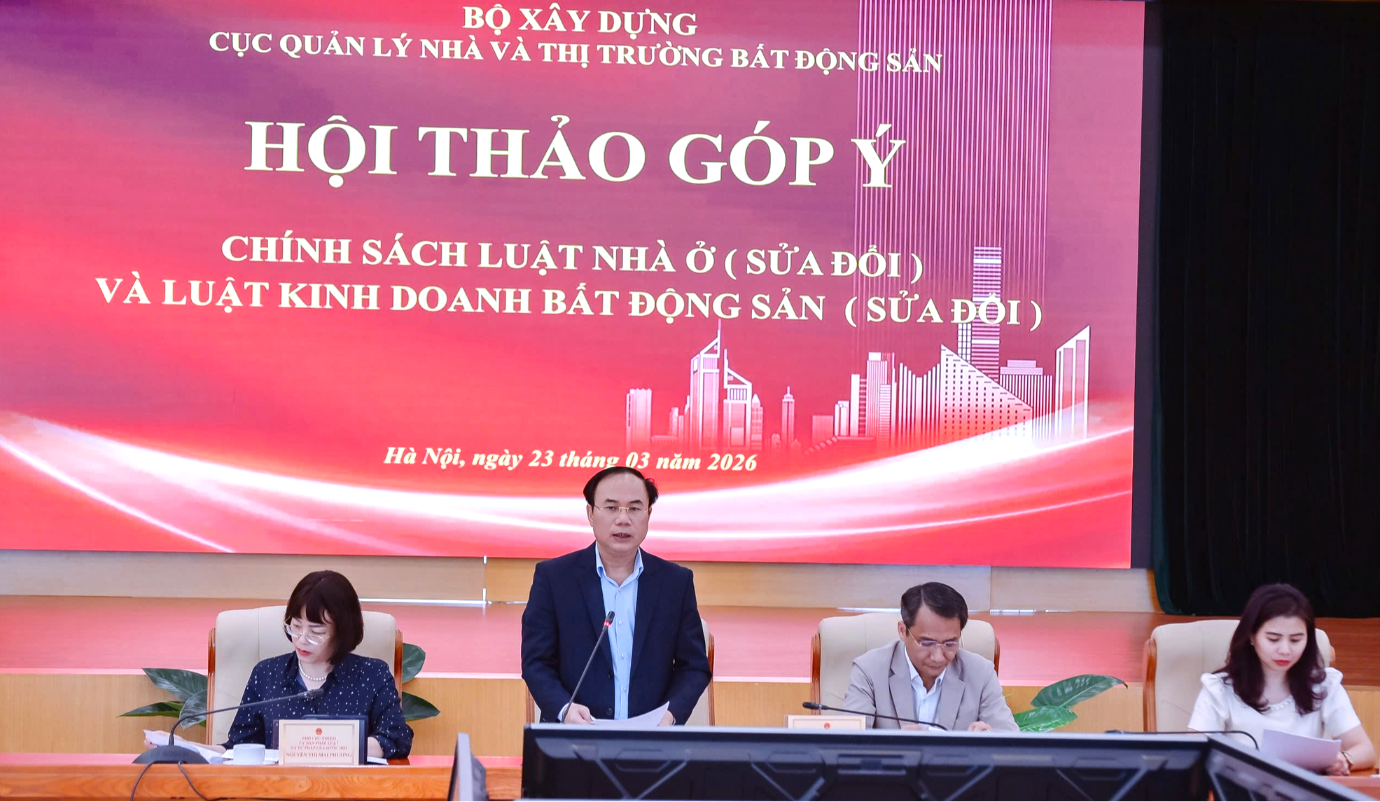 Lấy ý kiến góp ý dự thảo Luật Nhà ở, Luật Kinh doanh Bất động sản (sửa đổi)- Ảnh 1.