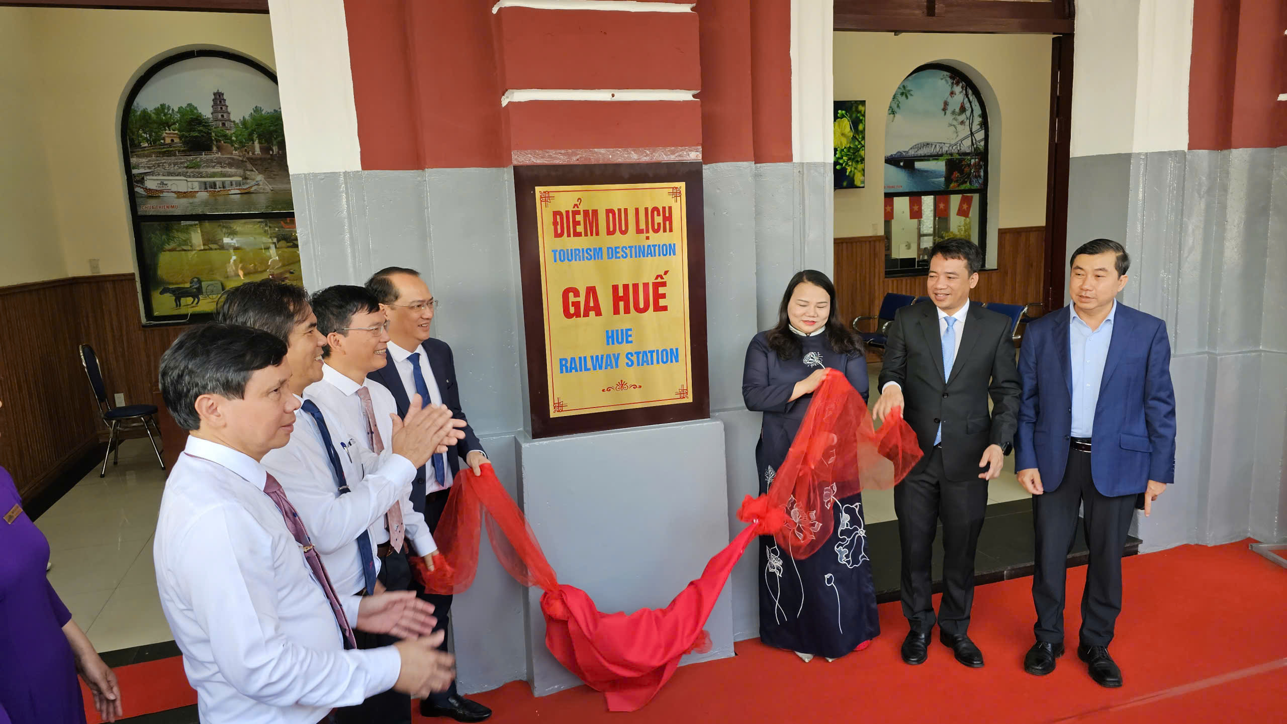 Ga Huế th&agrave;nh điểm du lịch, đo&agrave;n t&agrave;u kết nối di sản miền Trung nổi sắc t&iacute;m- Ảnh 4.