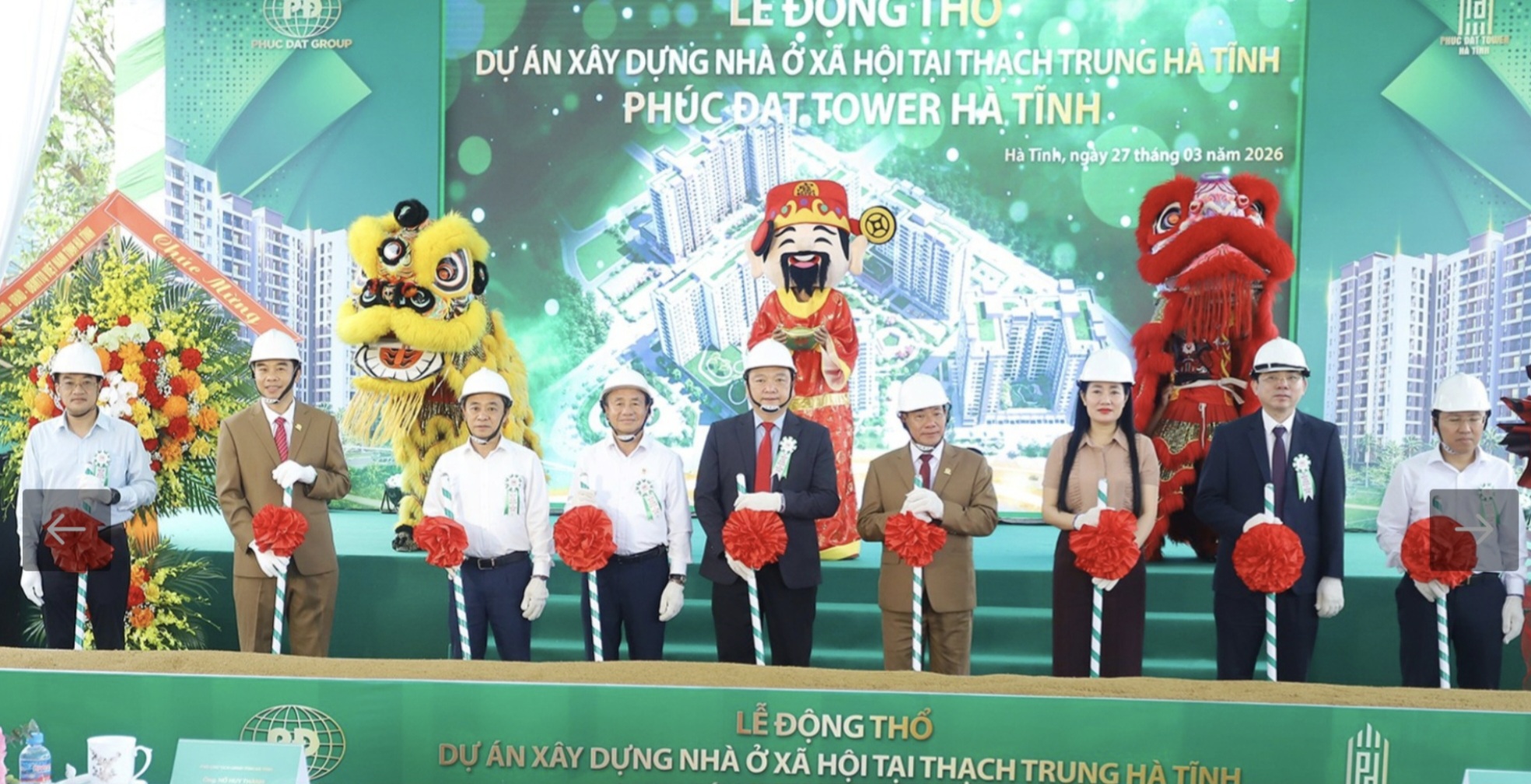 Khởi công dự án nhà ở xã hội quy mô 1.900 căn hộ ở Hà Tĩnh- Ảnh 1.