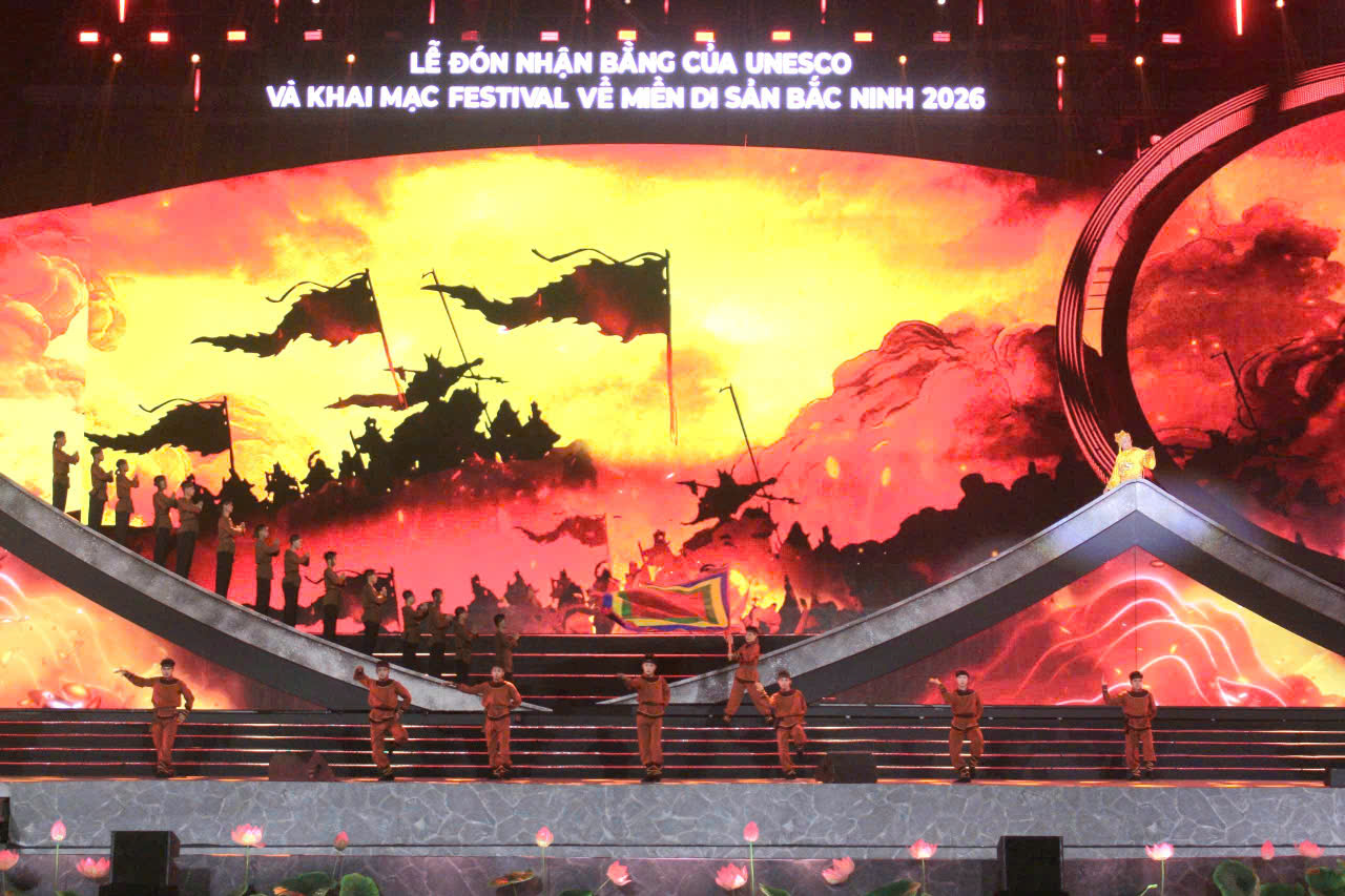 Ấn tượng lễ khai mạc Festival Về miền di sản Bắc Ninh năm 2026- Ảnh 9. Ấn tượng lễ khai mạc Festival Về miền di sản Bắc Ninh năm 2026- Ảnh 9.