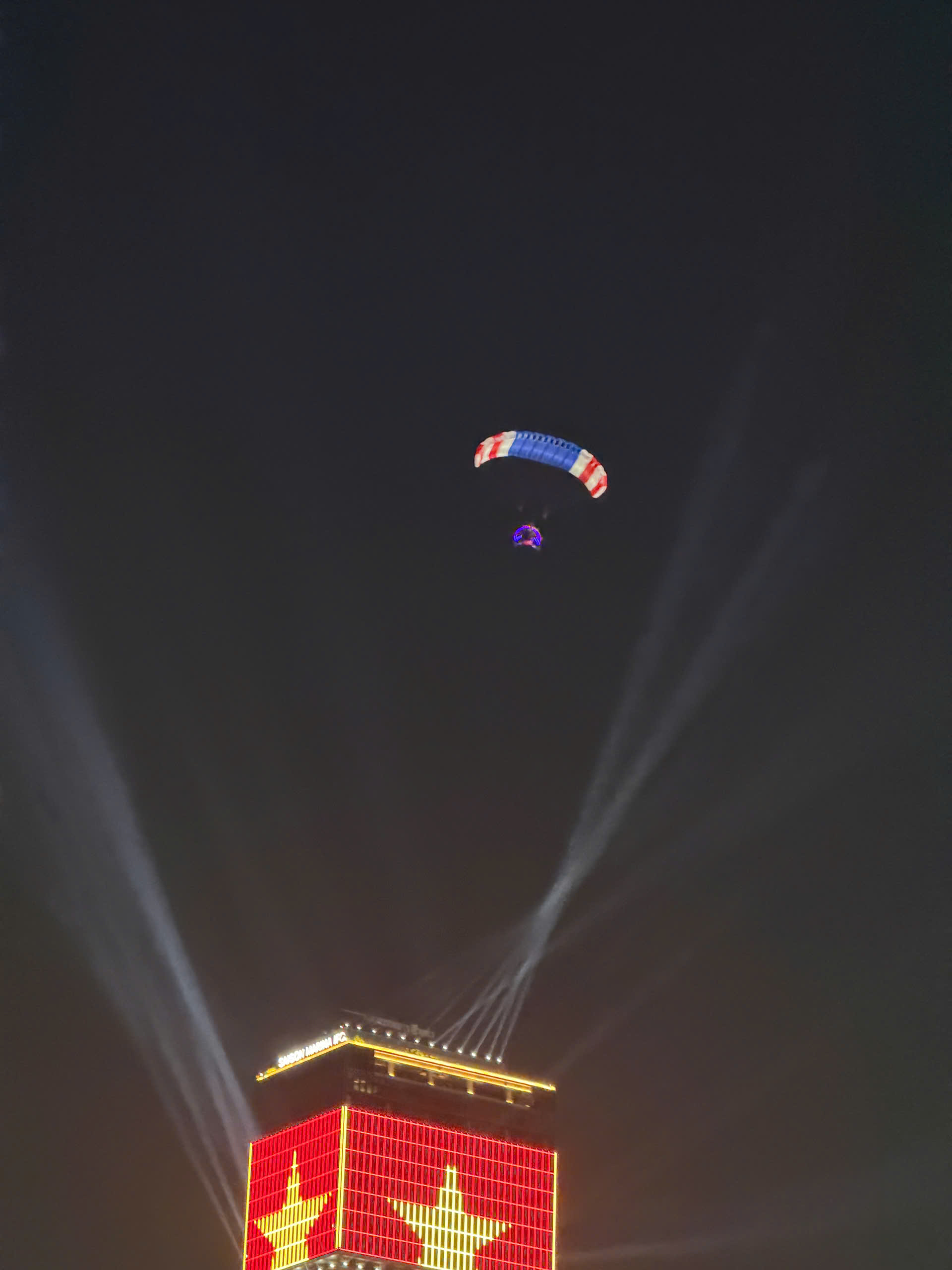 M&atilde;n nh&atilde;n m&agrave;n d&ugrave; lượn kết hợp ph&aacute;o hoa tr&ecirc;n bầu trời s&ocirc;ng S&agrave;i G&ograve;n- Ảnh 11.