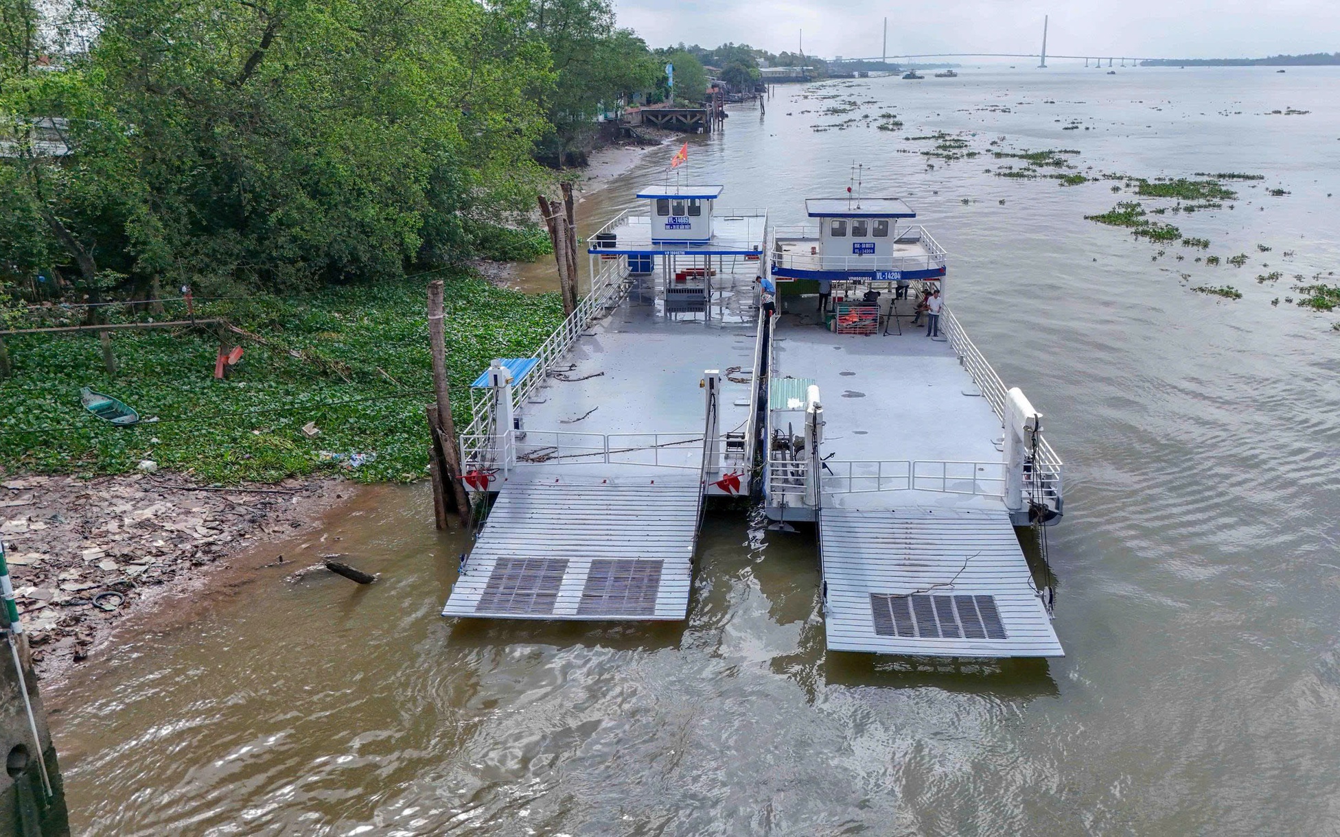 Cần Thơ: Bến phà Cồn Khương bỏ hoang, người dân mỏi mòn chờ ngày hoạt động lại- Ảnh 4. Cần Thơ: Bến phà Cồn Khương bỏ hoang, người dân mỏi mòn chờ ngày hoạt động lại- Ảnh 4.