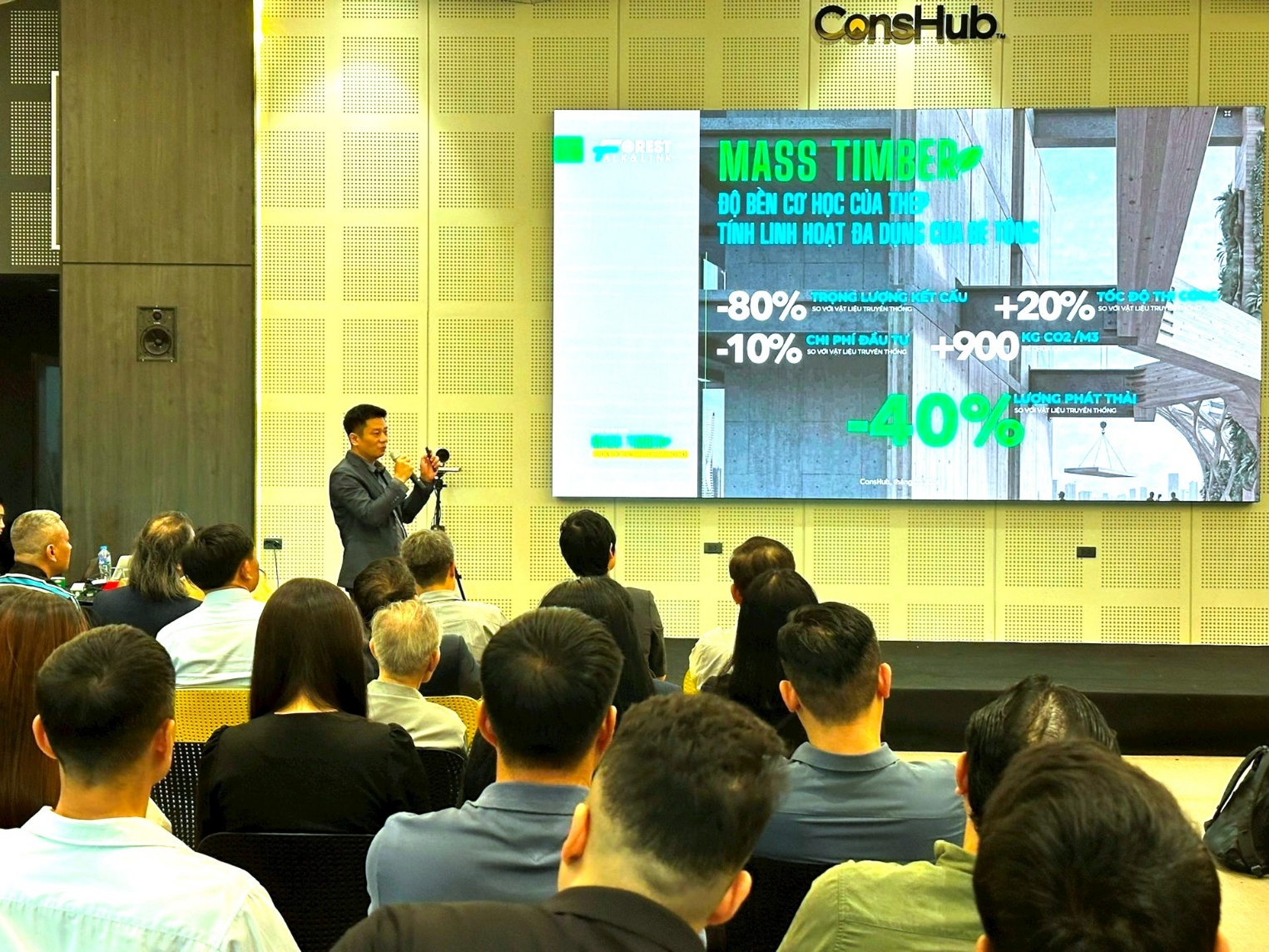 Vật liệu gỗ phù hợp với xu hướng xanh hóa ngành Xây dựng- Ảnh 3. Vật liệu gỗ phù hợp với xu hướng xanh hóa ngành Xây dựng- Ảnh 3.