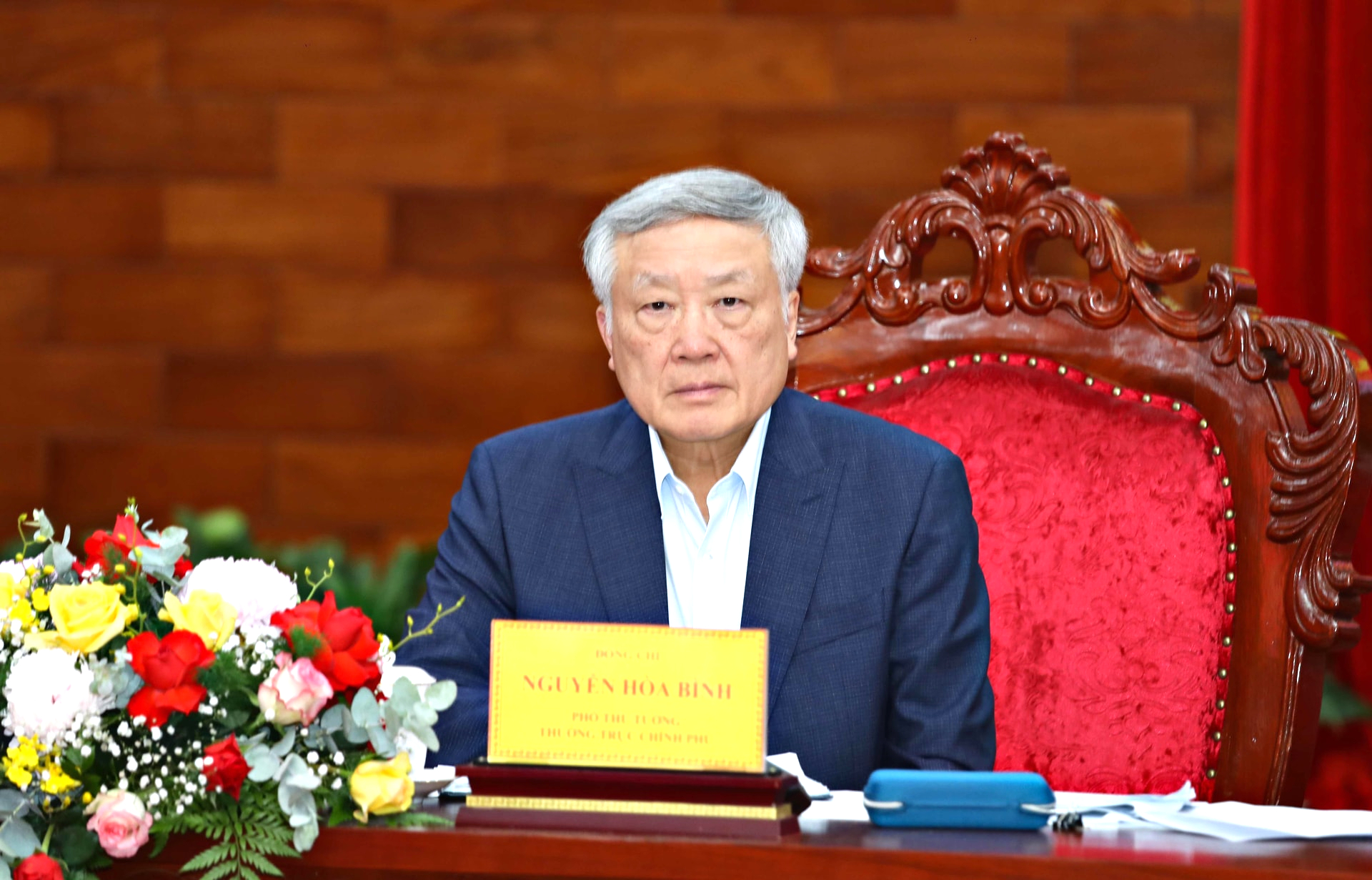 Ph&oacute; Thủ tướng Thường trực Nguyễn H&ograve;a B&igrave;nh chỉ đạo gỡ vướng 359 dự &aacute;n tại tỉnh L&acirc;m Đồng- Ảnh 1.