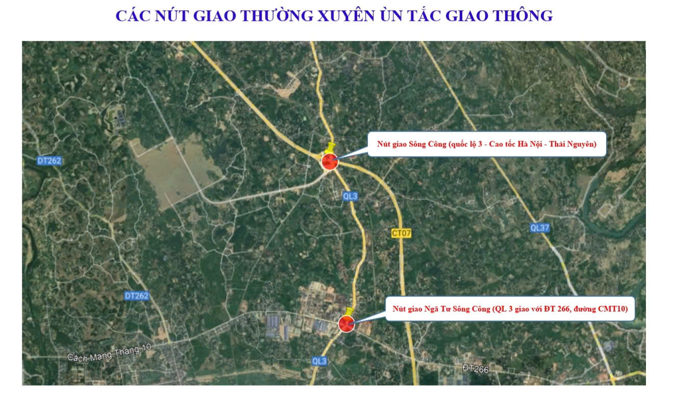 Chủ tịch tỉnh Th&aacute;i Nguy&ecirc;n thị s&aacute;t t&igrave;m phương &aacute;n gỡ &ugrave;n tắc giao th&ocirc;ng đ&ocirc; thị- Ảnh 2.