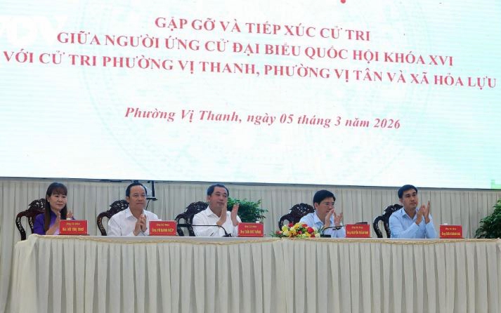 Ứng cử vi&ecirc;n đại biểu Quốc hội cam kết ưu ti&ecirc;n vốn n&acirc;ng cấp hạ tầng giao th&ocirc;ng tại Cần Thơ