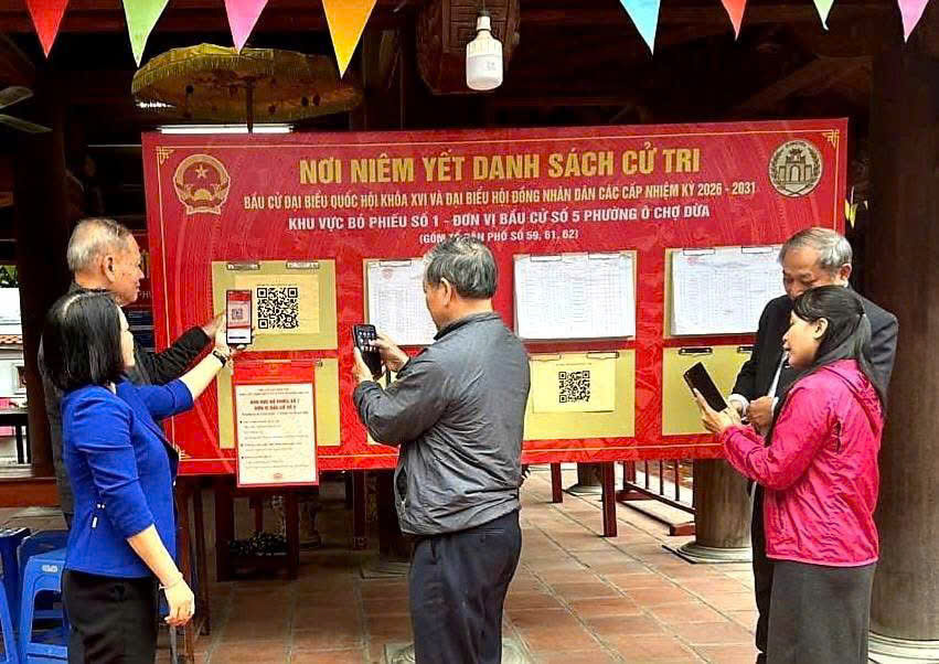 H&agrave; Nội: Tuy&ecirc;n truyền s&acirc;u rộng, lan tỏa &yacute; nghĩa ng&agrave;y bầu cử- Ảnh 2.