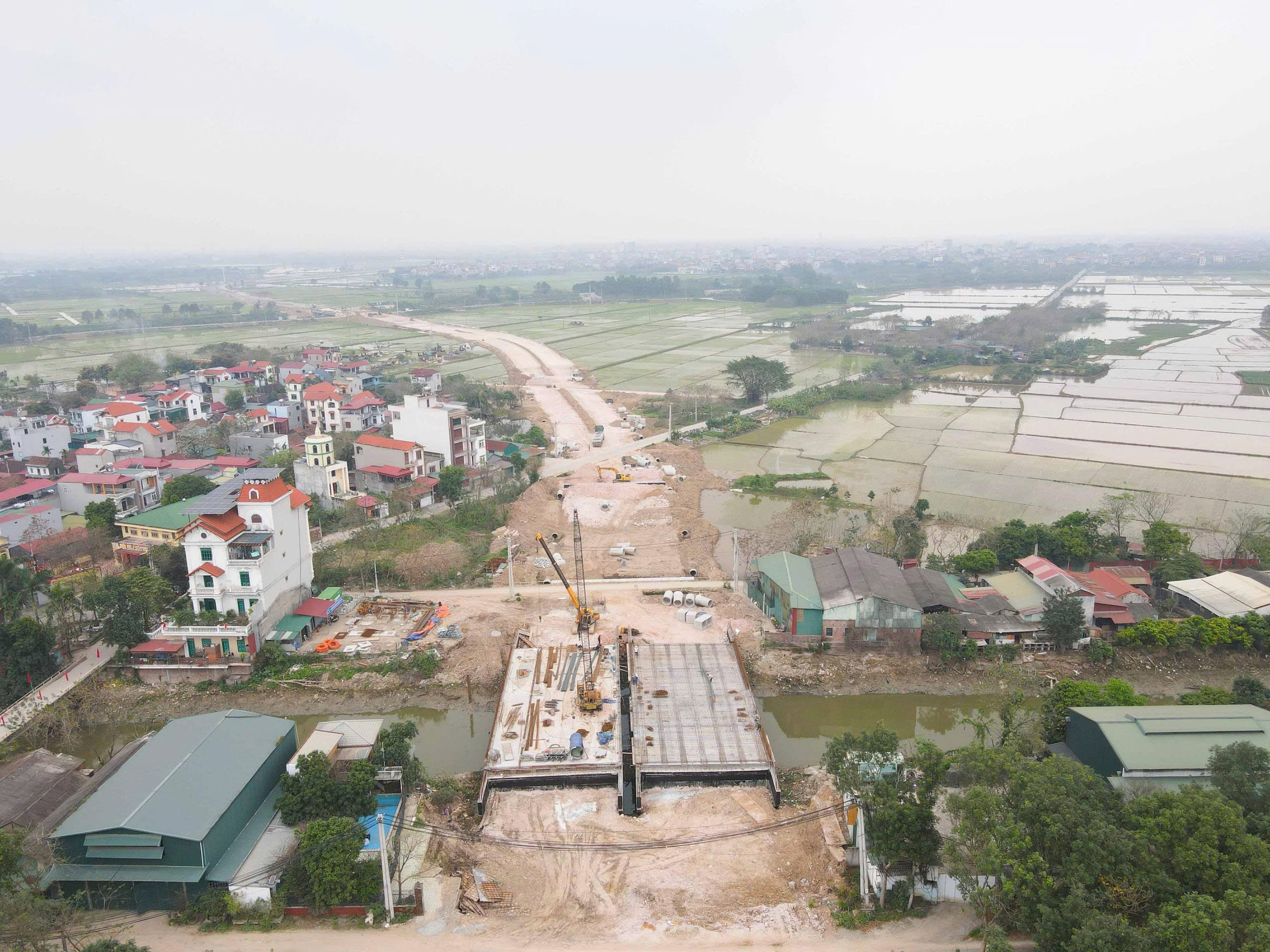 Cận cảnh tuyến đường hơn 460 tỷ đồng ở Bắc Ninh sau gần một năm thi công- Ảnh 1. Cận cảnh tuyến đường hơn 460 tỷ đồng ở Bắc Ninh sau gần một năm thi công- Ảnh 1.