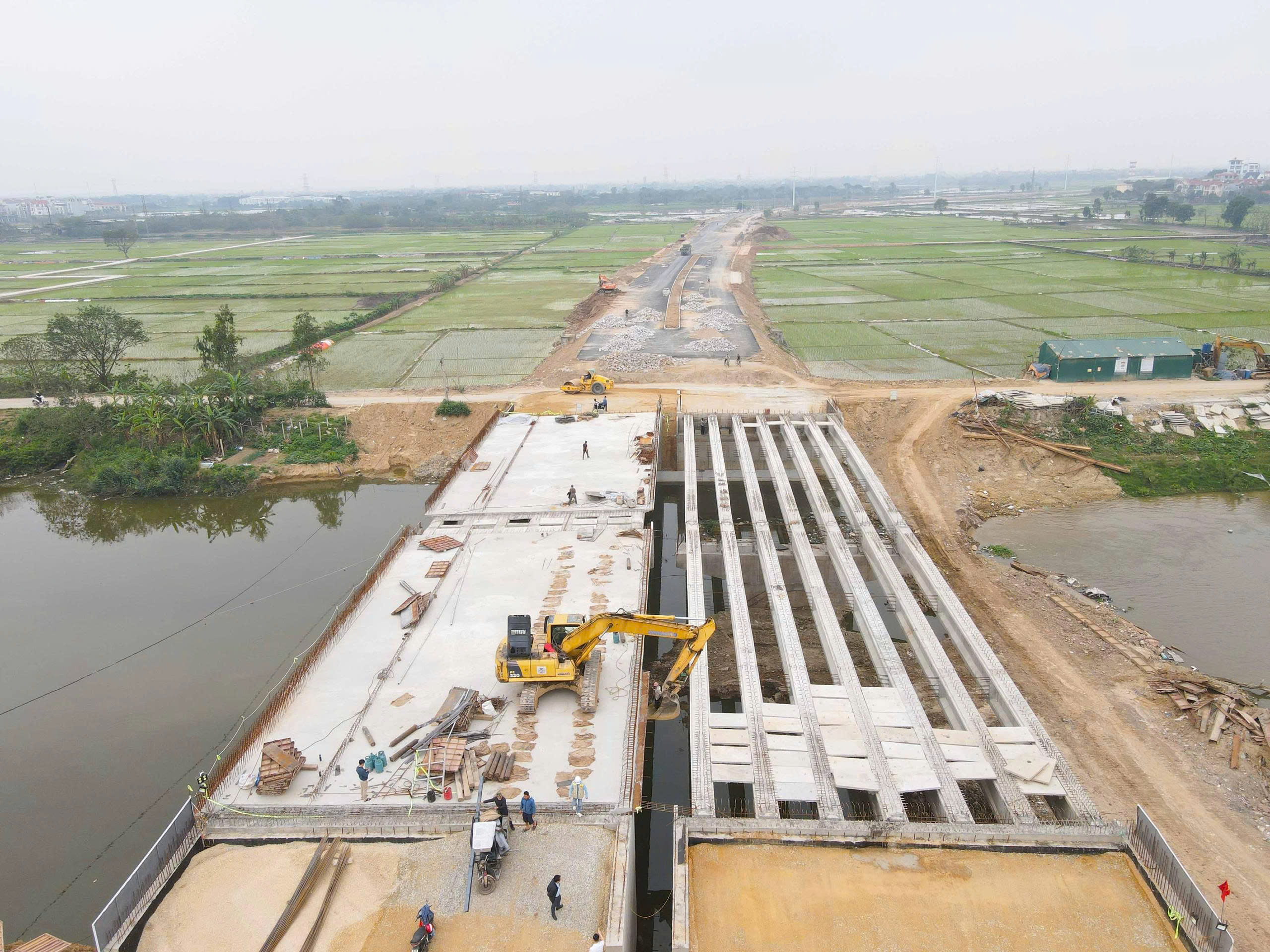 Cận cảnh tuyến đường hơn 460 tỷ đồng ở Bắc Ninh sau gần một năm thi công- Ảnh 16. Cận cảnh tuyến đường hơn 460 tỷ đồng ở Bắc Ninh sau gần một năm thi công- Ảnh 16.