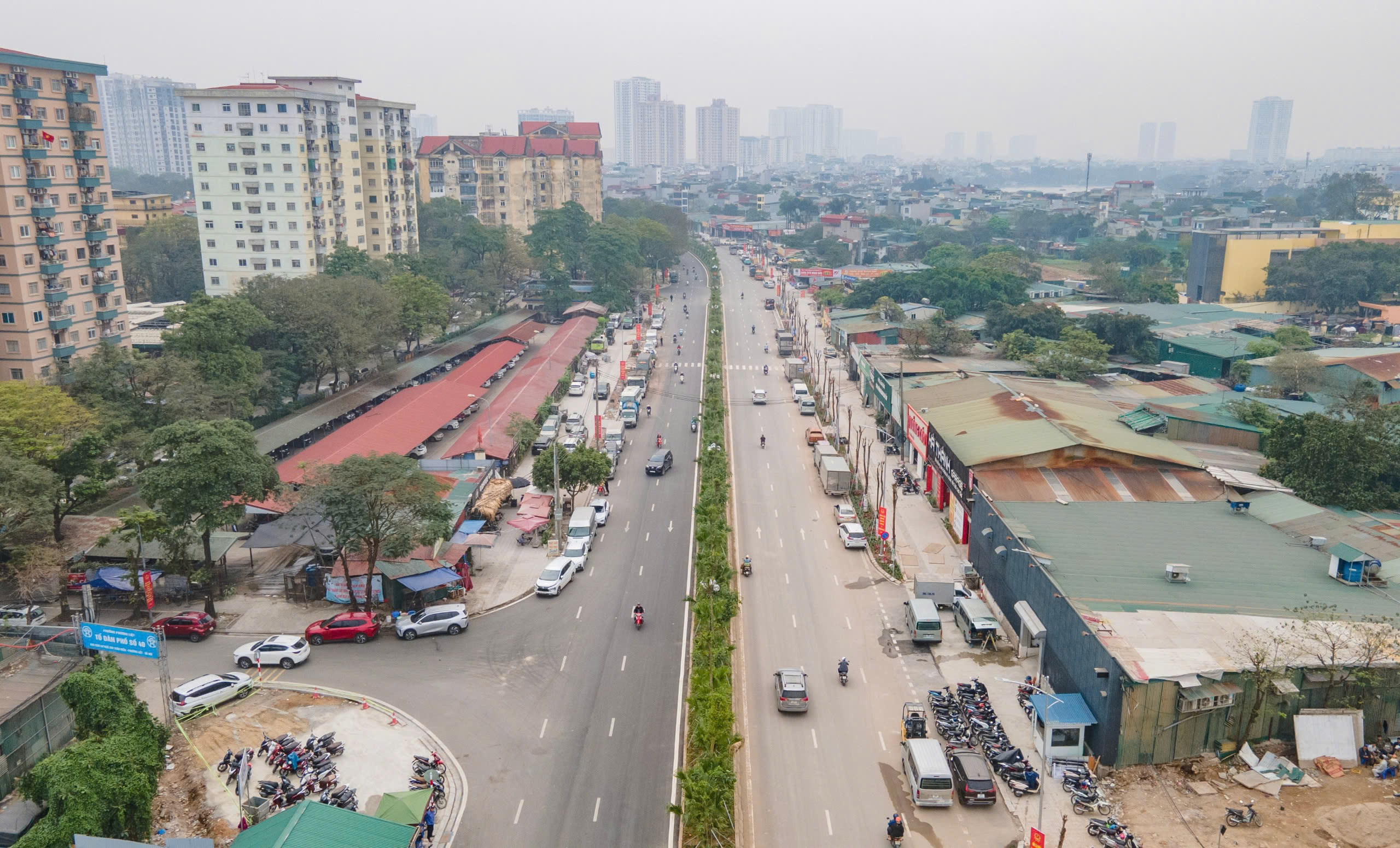 H&agrave; Nội: Cận cảnh đường V&agrave;nh đai 2,5 đoạn Đầm Hồng - QL1A vừa th&ocirc;ng xe- Ảnh 6.