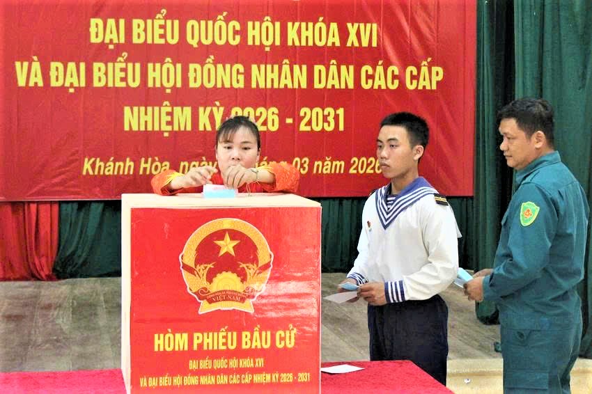 Bầu cử sớm tại 20 khu vực ở đặc khu Trường Sa- Ảnh 4.