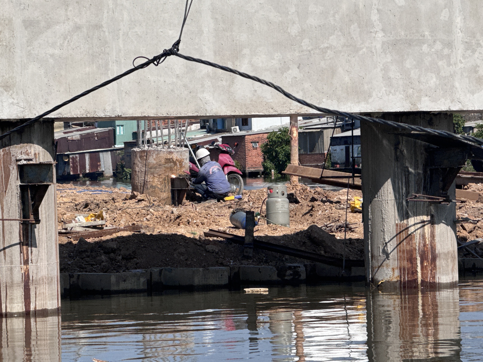 To&agrave;n cảnh dự &aacute;n hơn 7.300 tỷ đồng b&ecirc;n bờ Bắc k&ecirc;nh Đ&ocirc;i sau hơn 7 th&aacute;ng thi c&ocirc;ng- Ảnh 9.