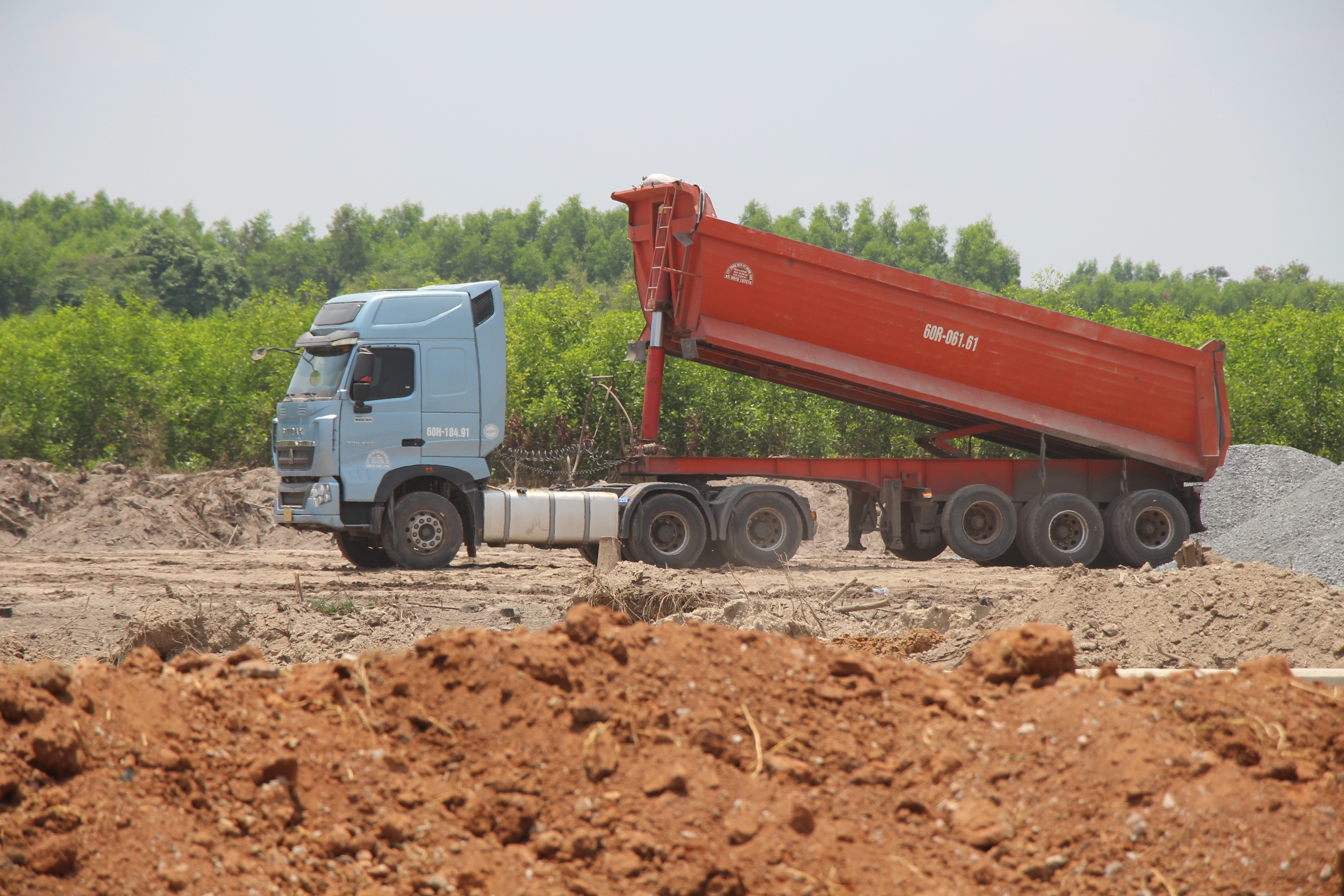 Vượt nắng mở trục đường 25C kết nối vào sân bay Long Thành- Ảnh 7. Vượt nắng mở trục đường 25C kết nối vào sân bay Long Thành- Ảnh 7.